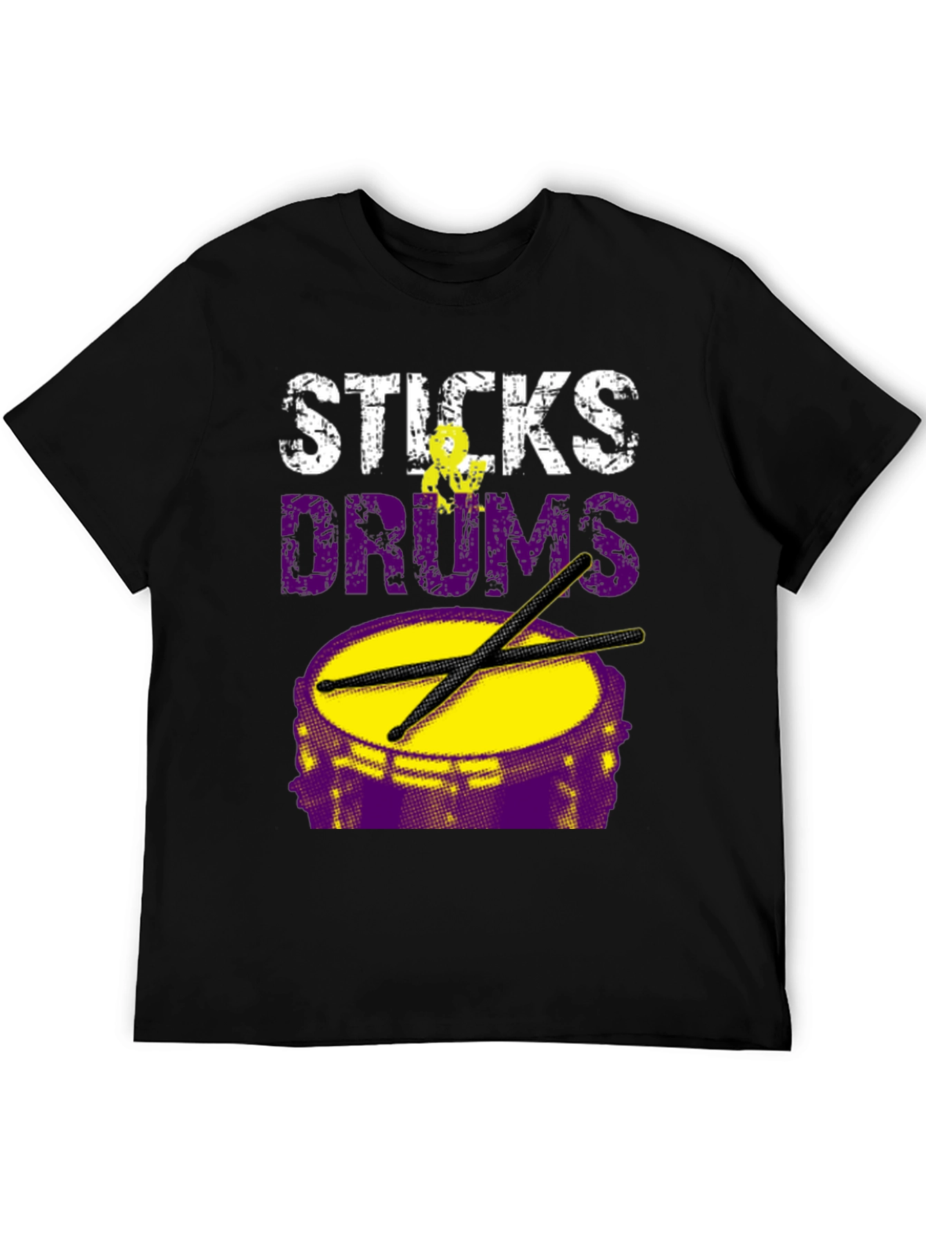 Sticks Drums T-Shirt - Musician Tee
