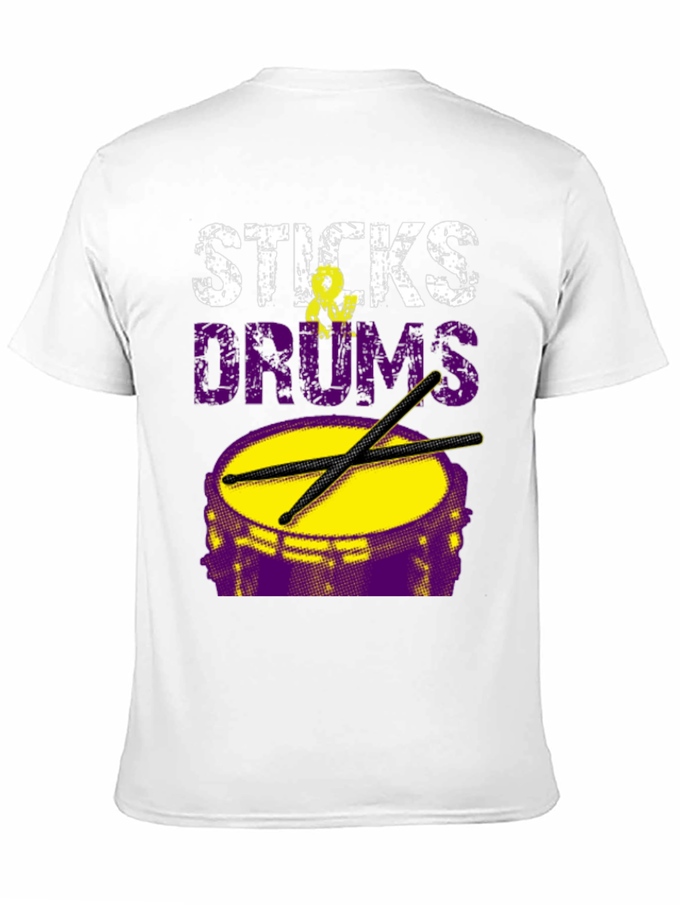 Sticks Drums T-Shirt - Musician Tee