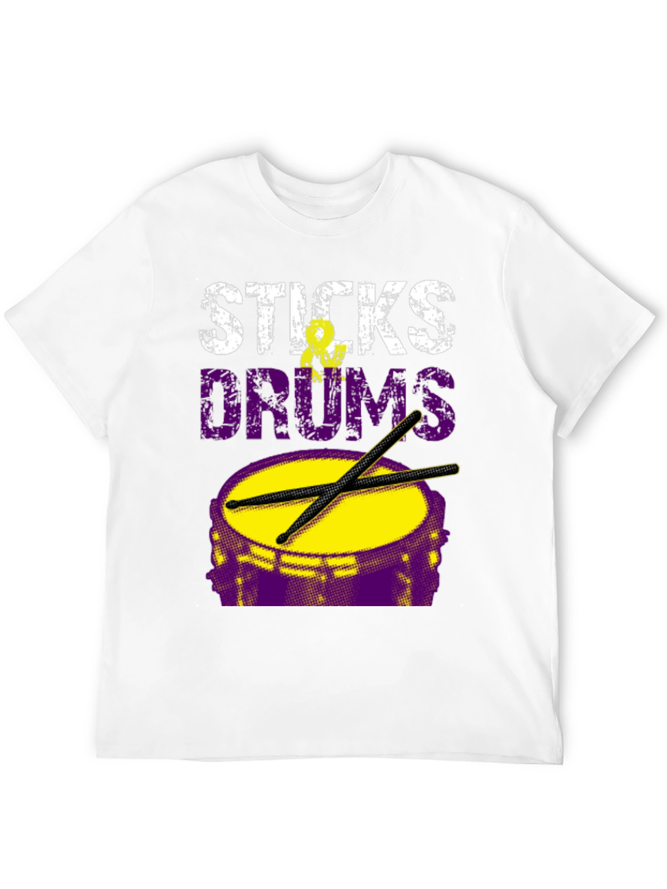 Sticks Drums T-Shirt - Musician Tee