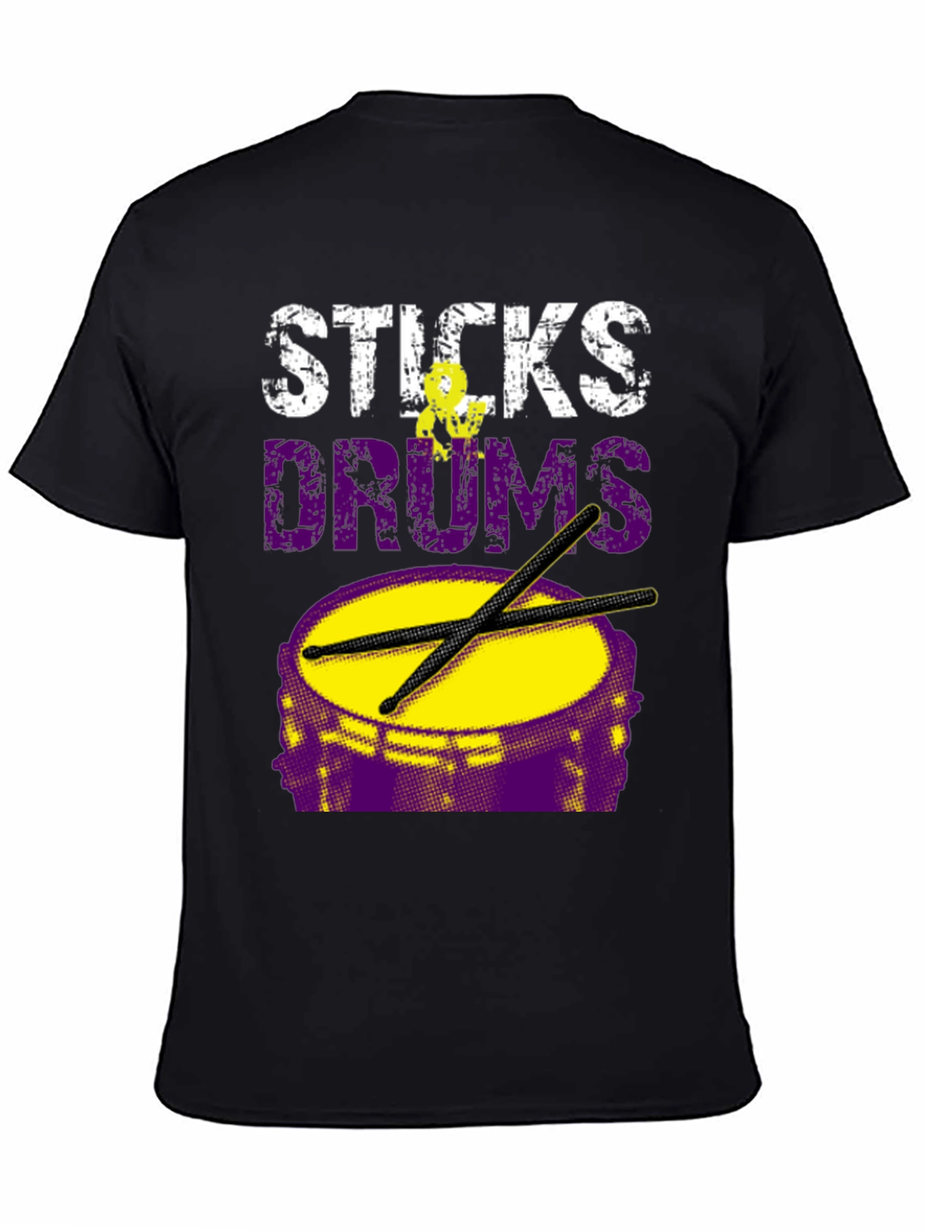Sticks Drums T-Shirt - Musician Tee