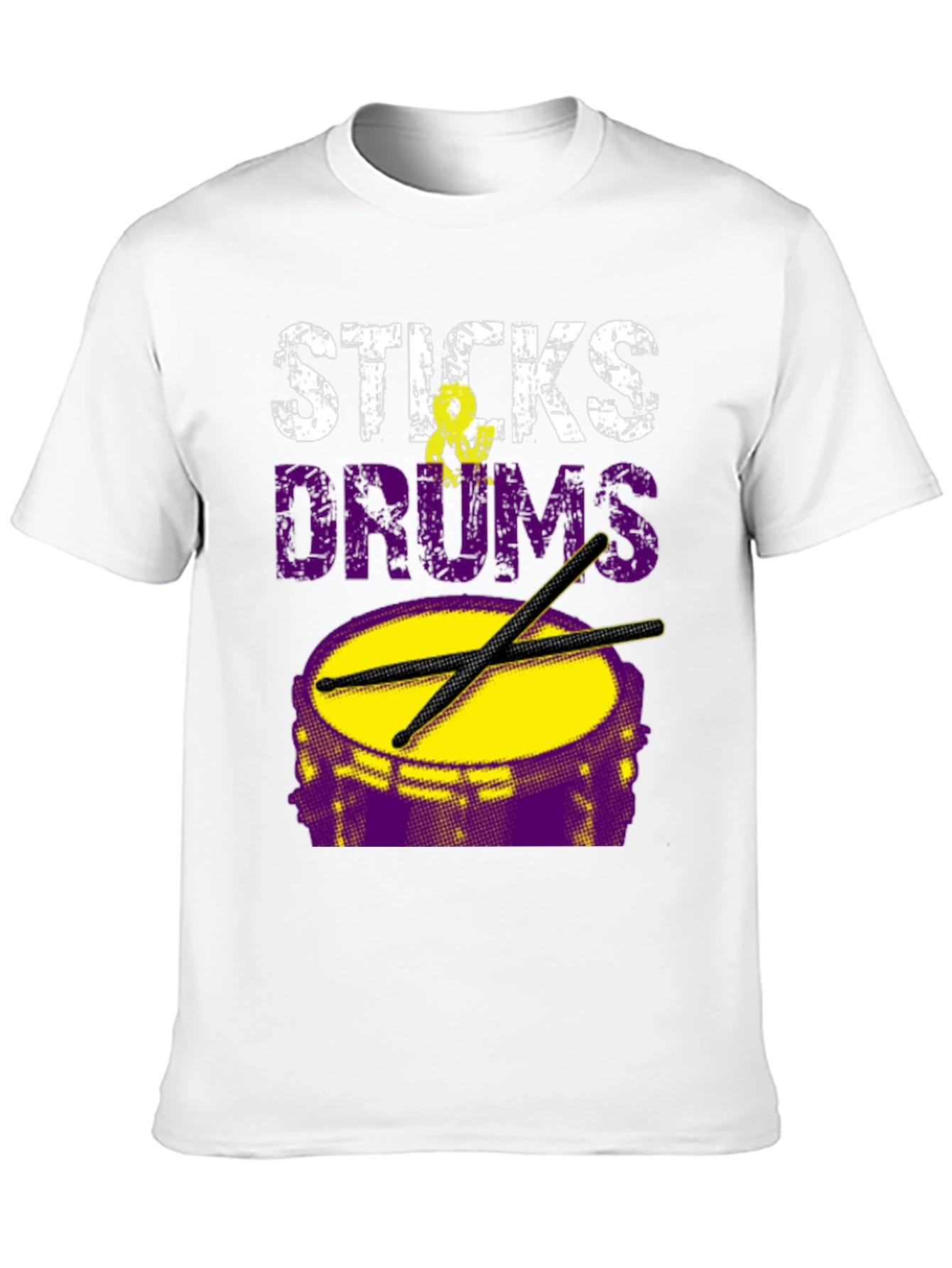 Sticks Drums T-Shirt - Musician Tee