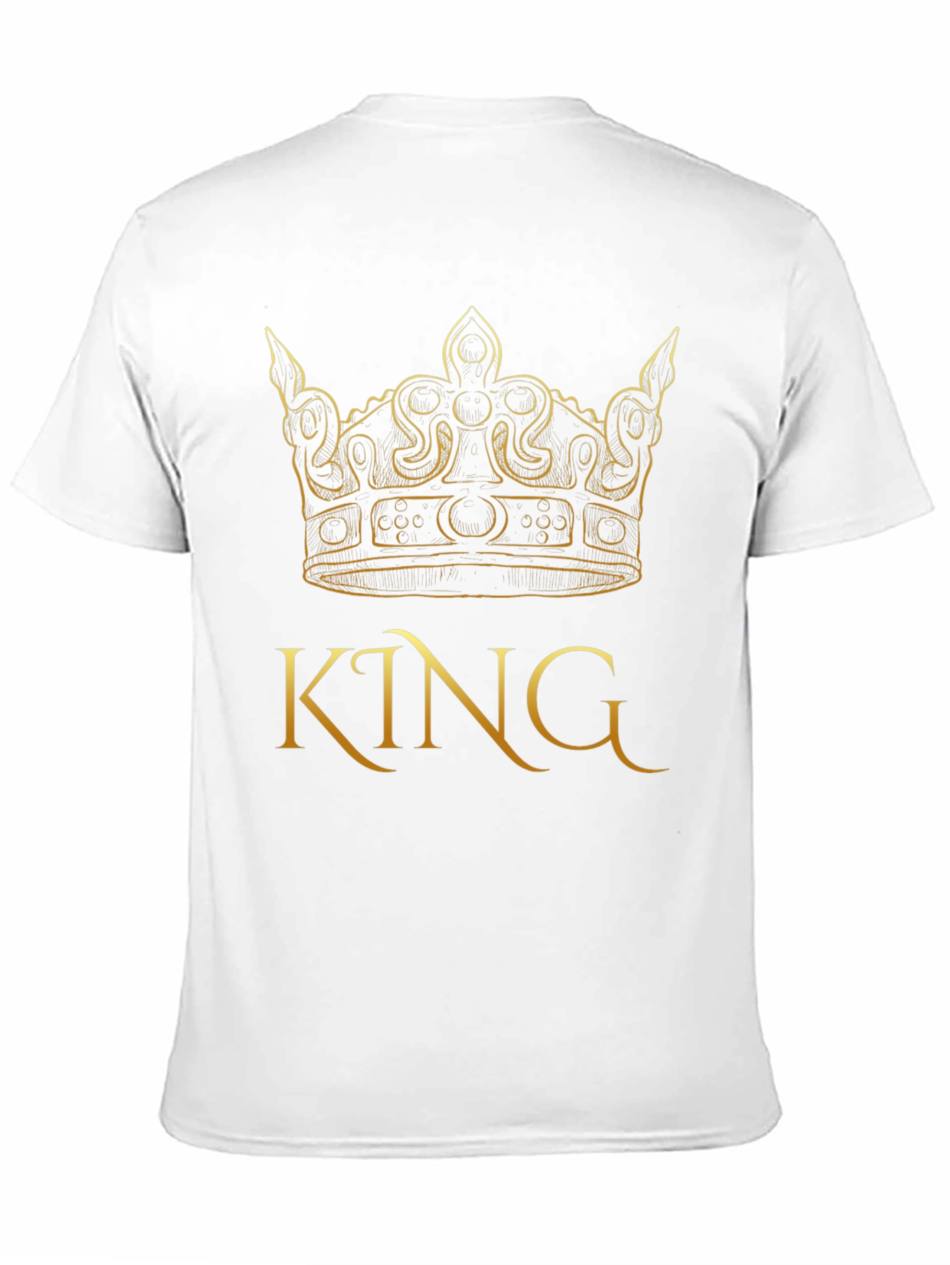 King Crown Graphic Black T-Shirt