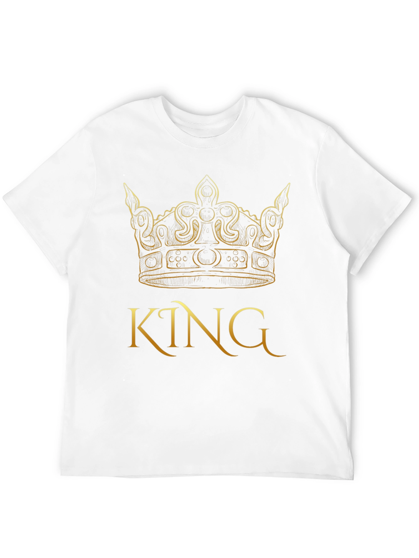 King Crown Graphic Black T-Shirt