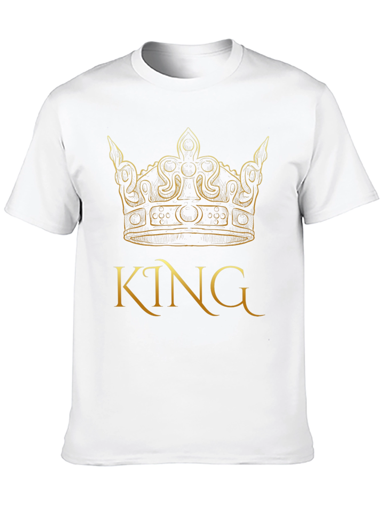 King Crown Graphic Black T-Shirt