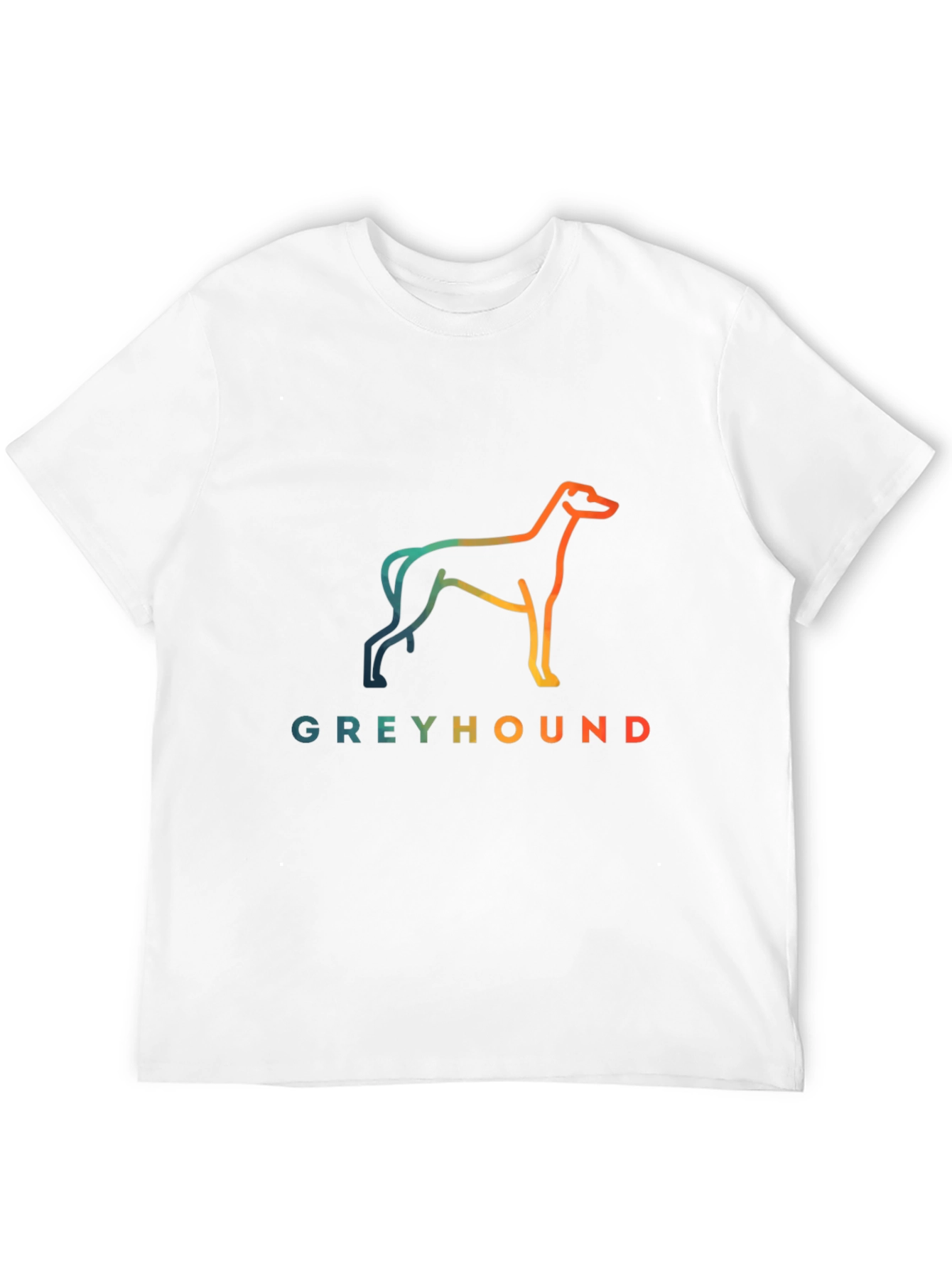 Greyhound Dog Graphic Tee - Unisex Black T-Shirt