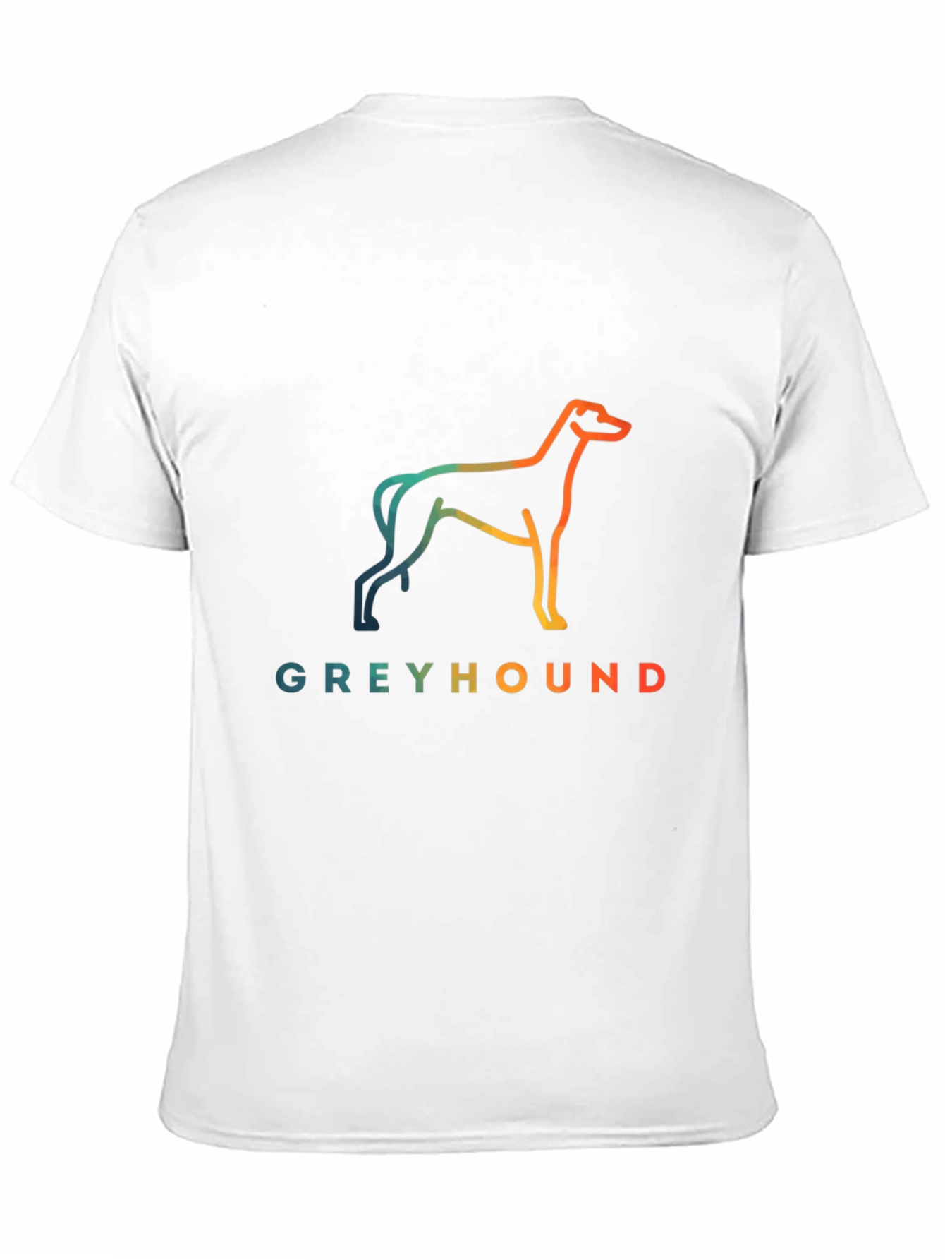 Greyhound Dog Graphic Tee - Unisex Black T-Shirt
