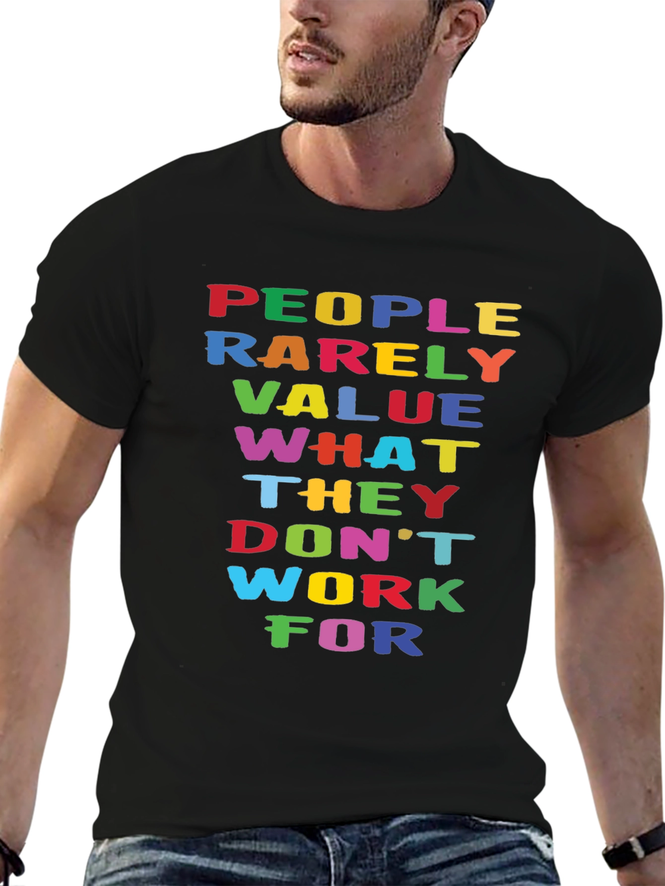 Motivational Quote Graphic T-Shirt
