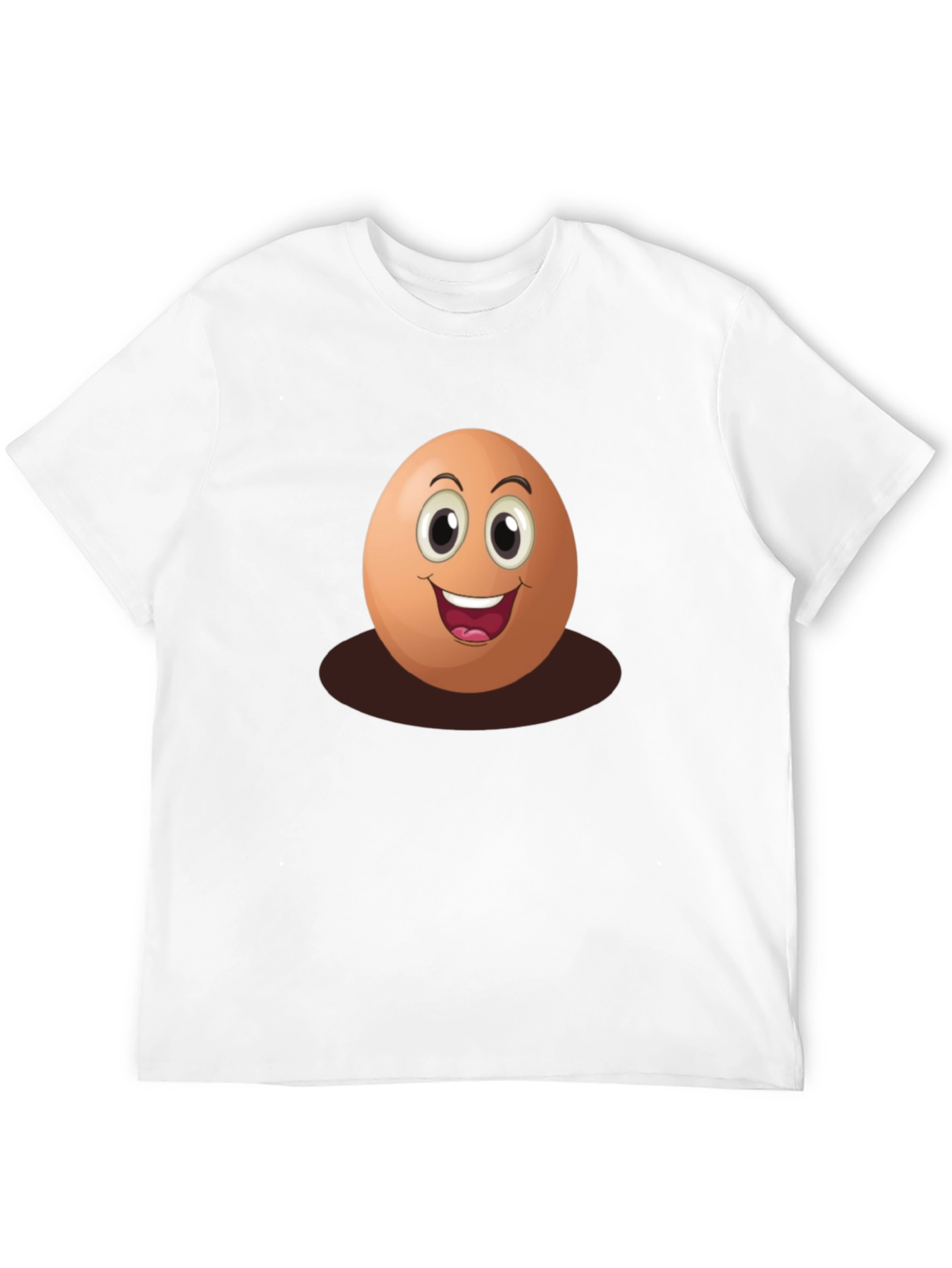 Funny Egg Cartoon Graphic T-Shirt