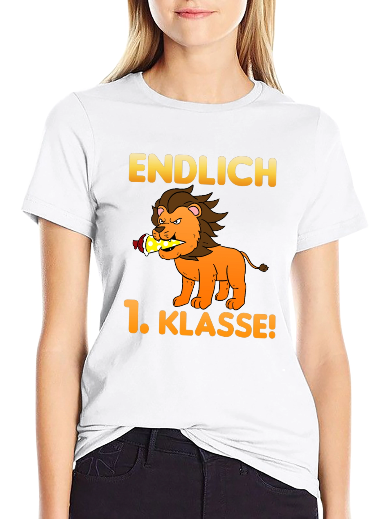 Endlich 1. Klasse! Lion Graphic T-Shirt