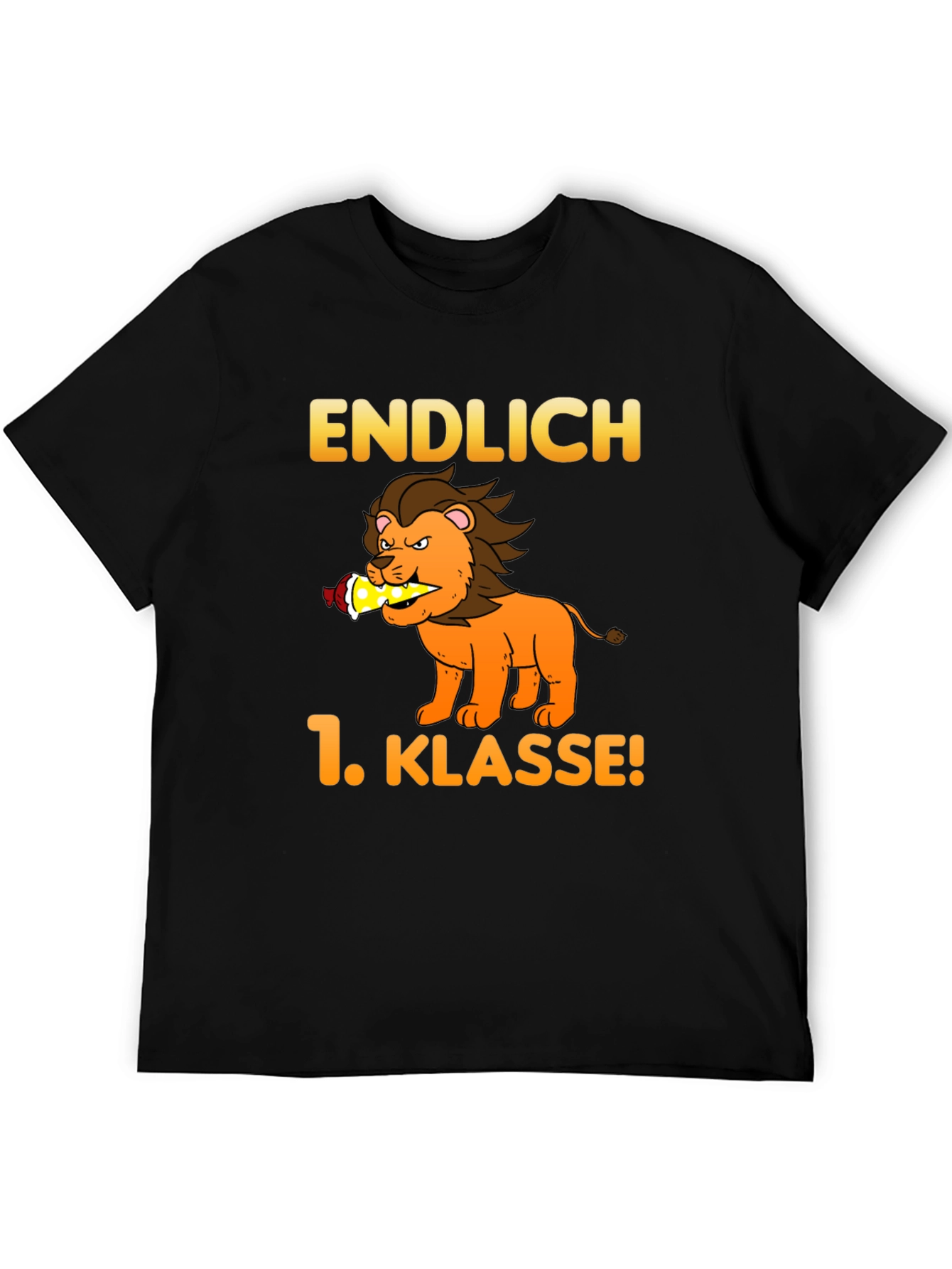 Endlich 1. Klasse! Lion Graphic T-Shirt