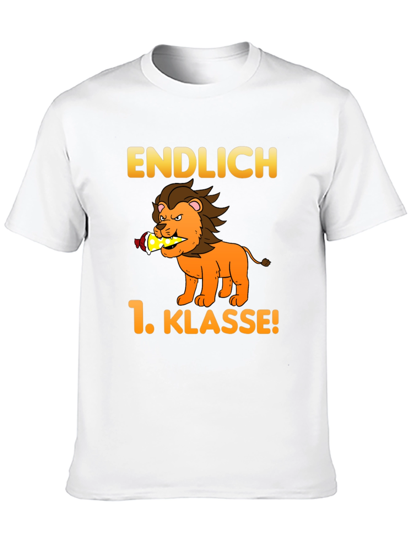 Endlich 1. Klasse! Lion Graphic T-Shirt