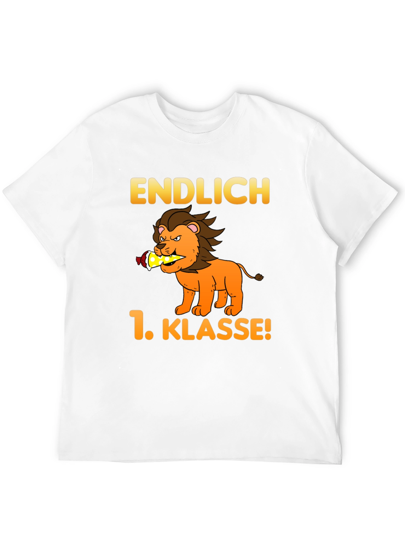 Endlich 1. Klasse! Lion Graphic T-Shirt