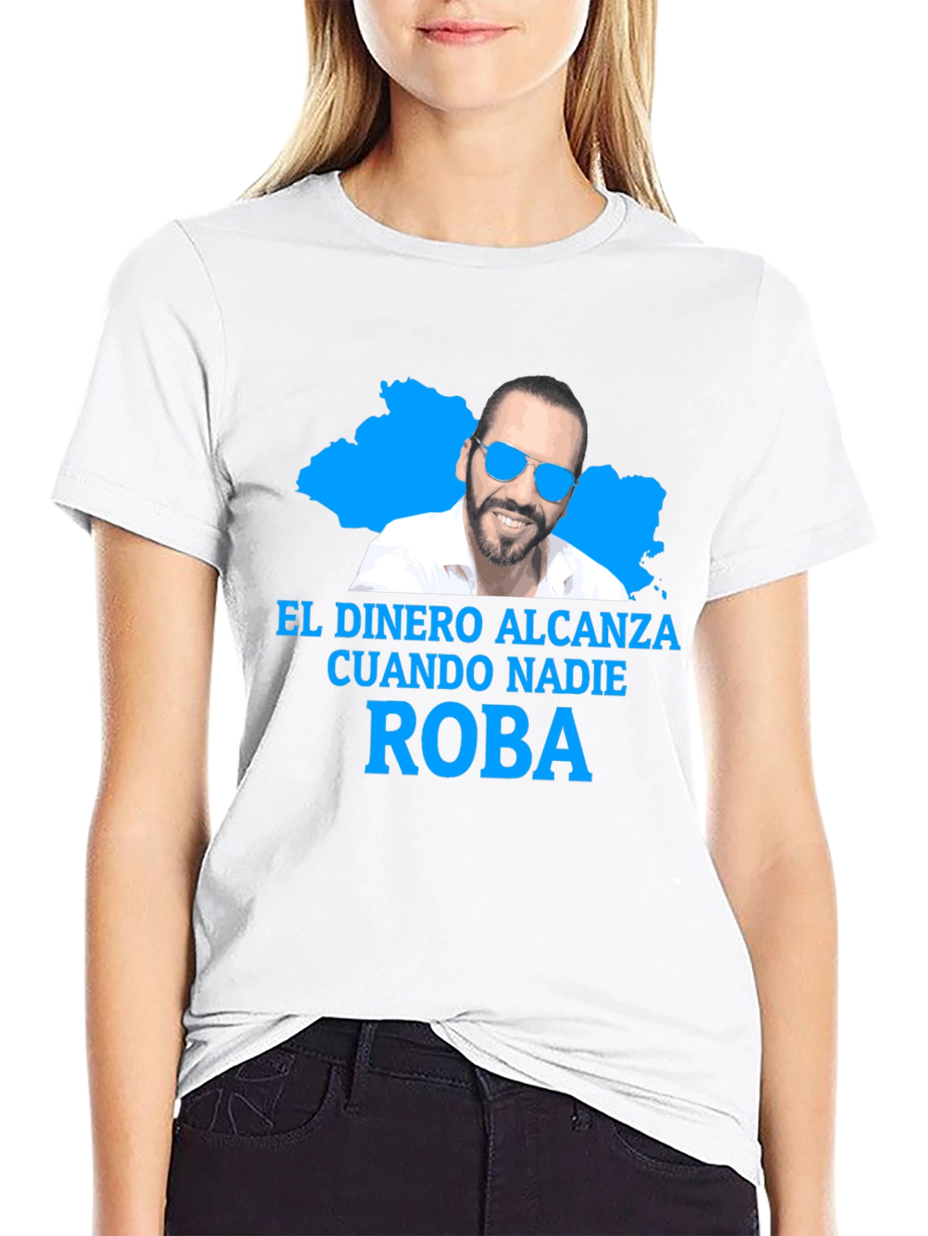 Nayib Bukele No Steal T-Shirt