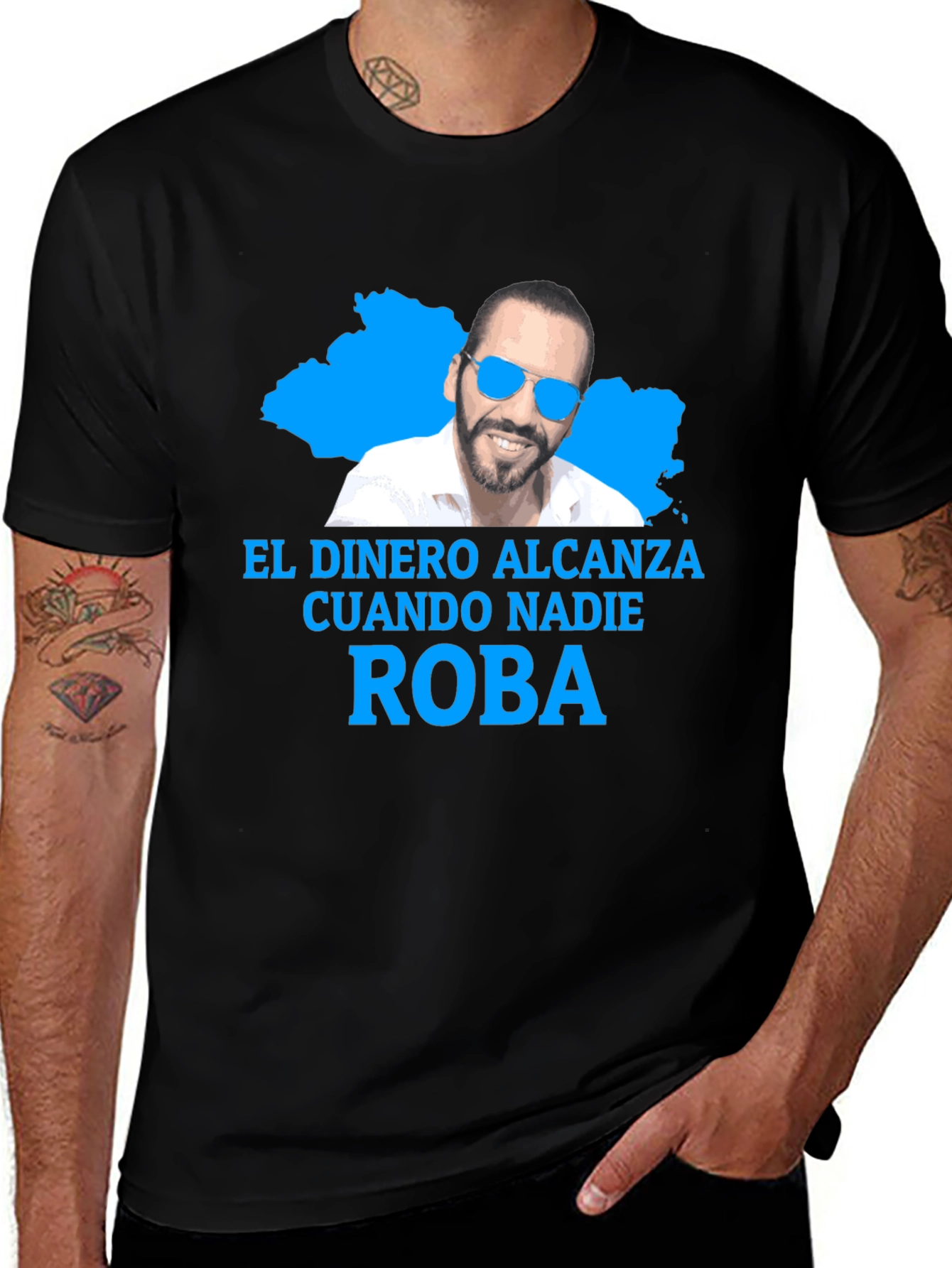 Nayib Bukele No Steal T-Shirt