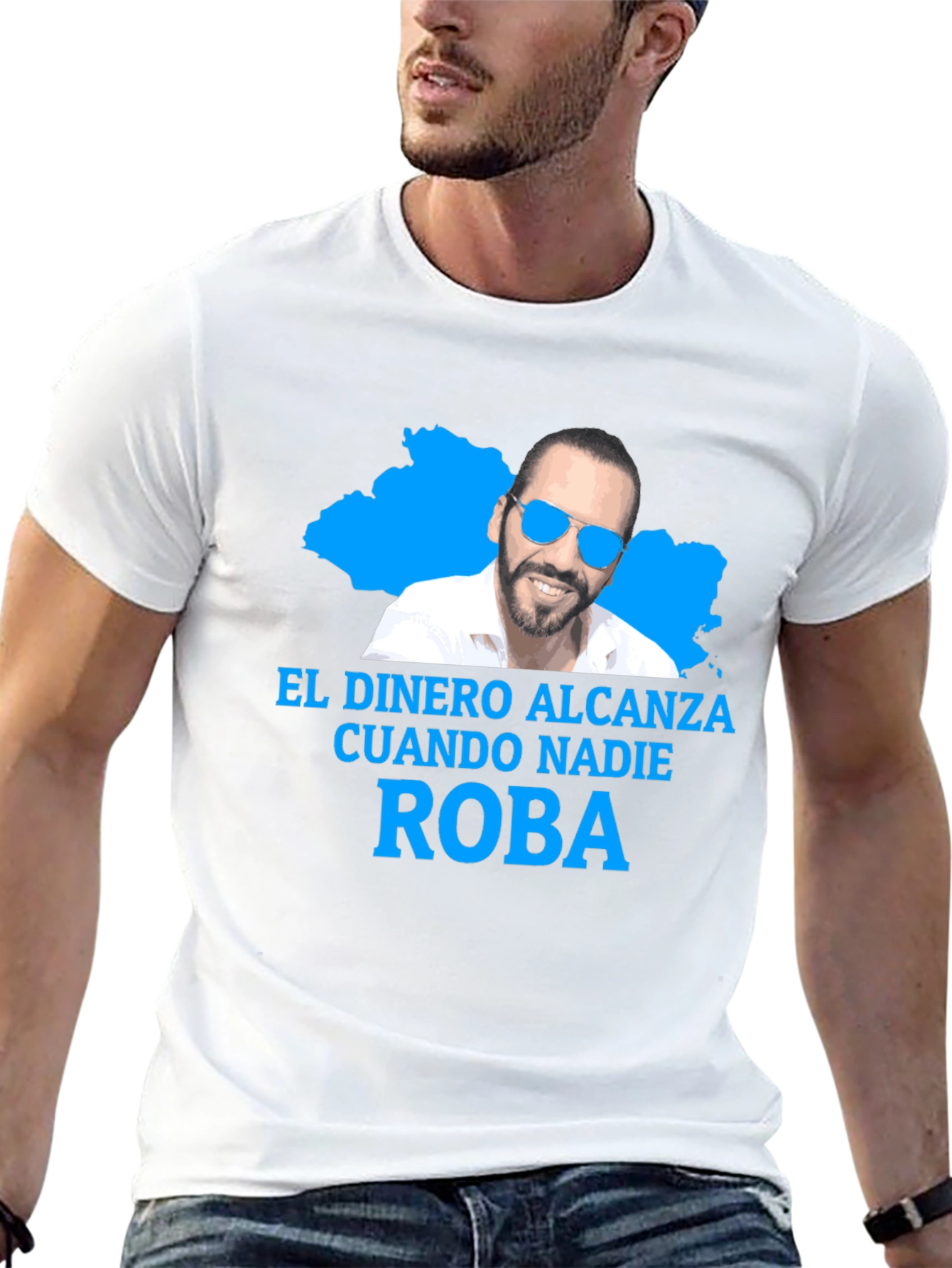 Nayib Bukele No Steal T-Shirt