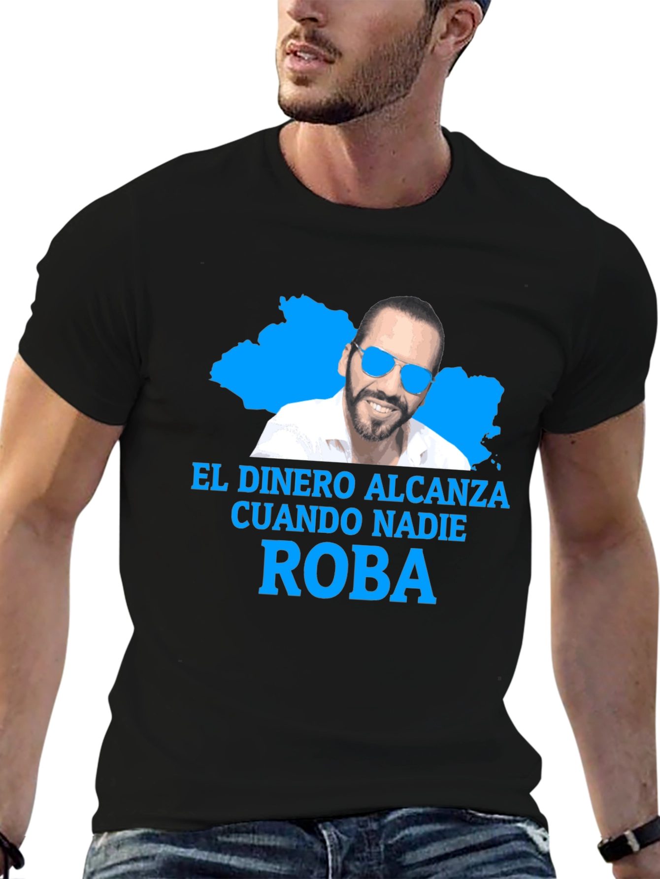 Nayib Bukele No Steal T-Shirt