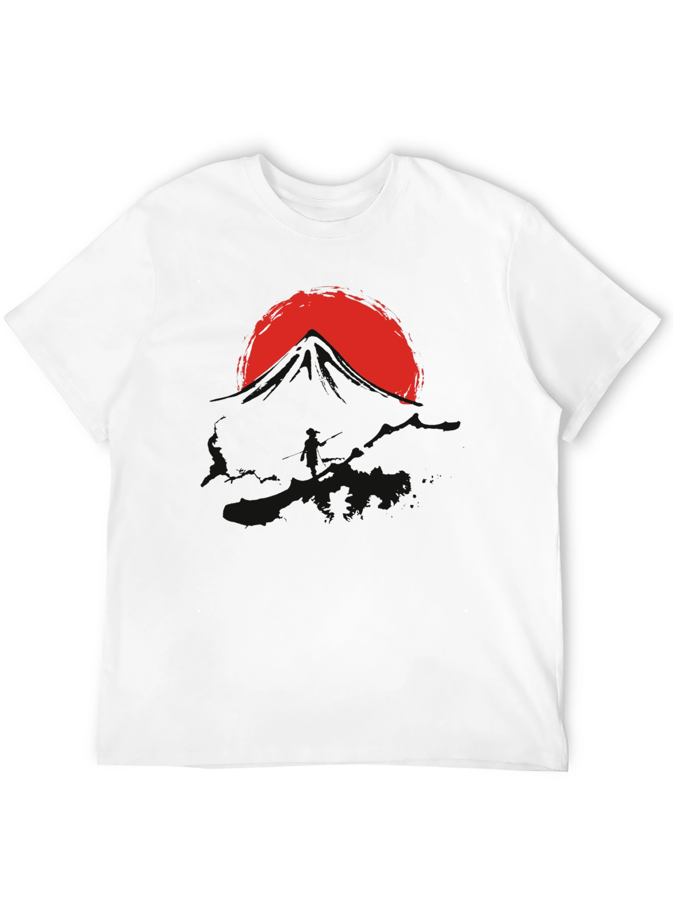 Graphic T-Shirt: Mountain Sunset Design