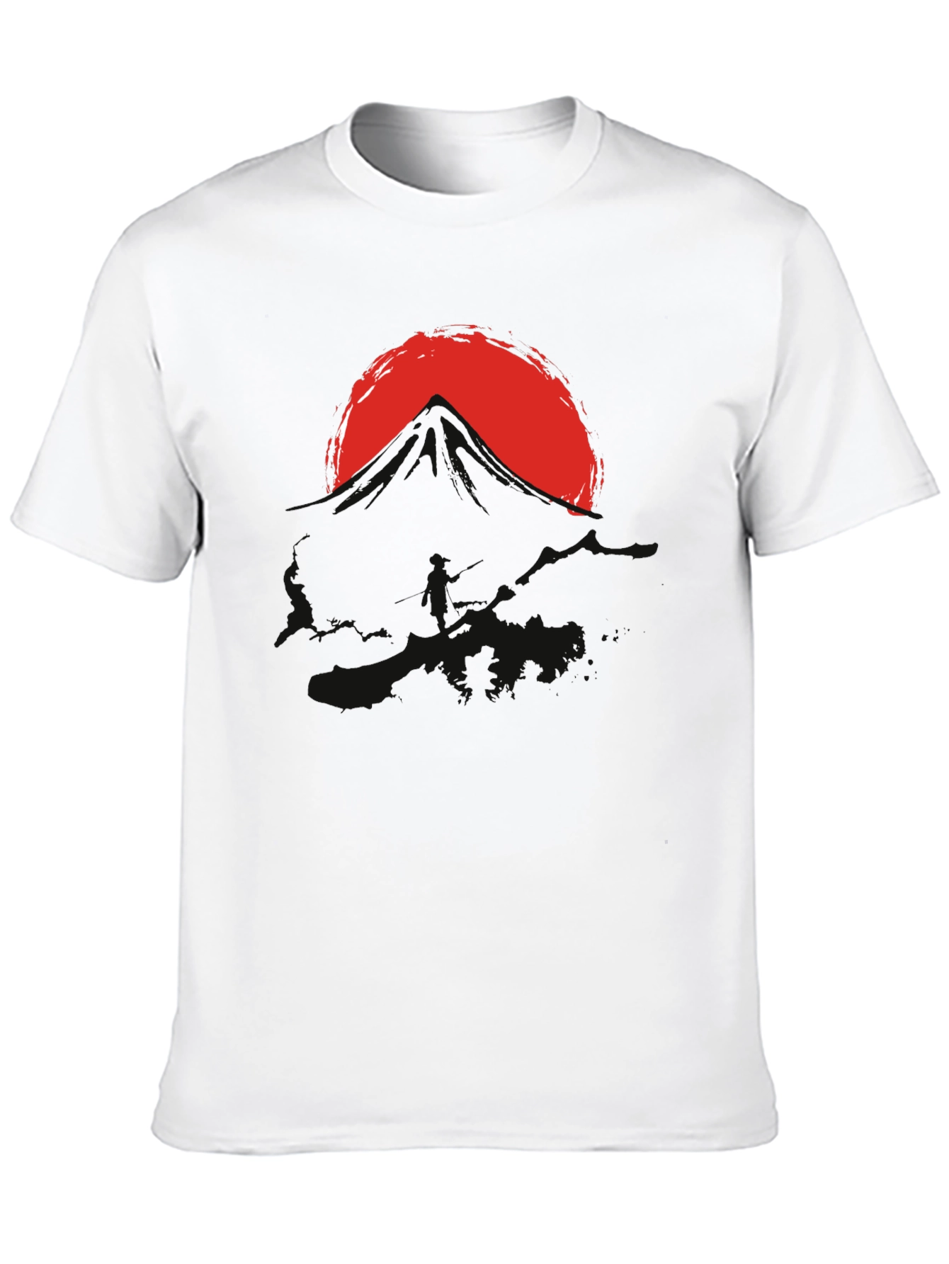 Graphic T-Shirt: Mountain Sunset Design