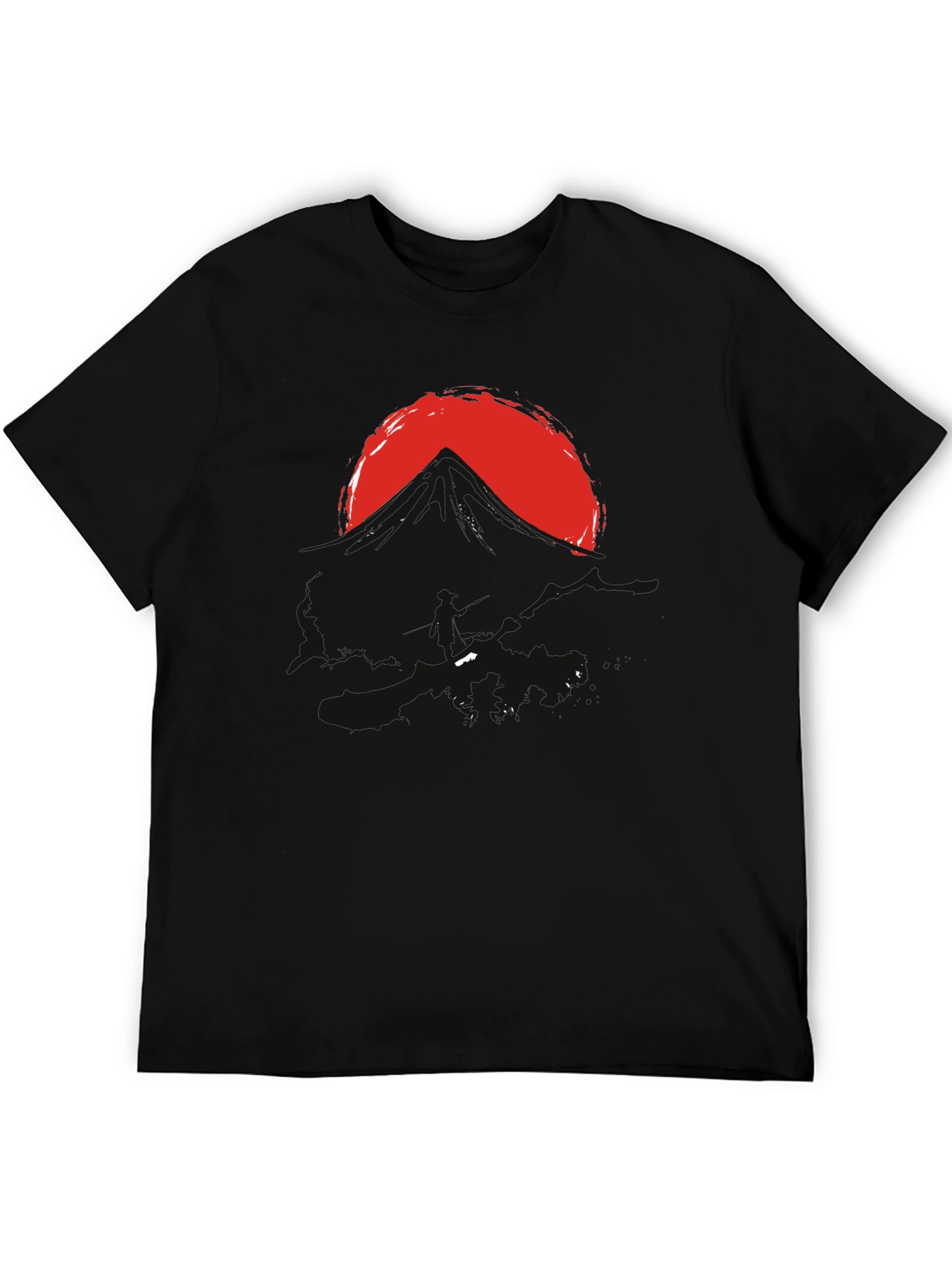 Graphic T-Shirt: Mountain Sunset Design