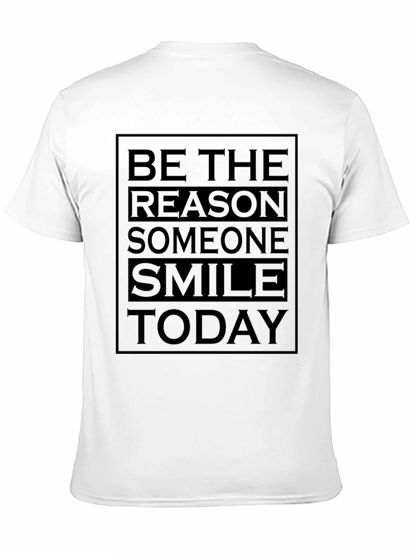 Be The Reason Smile Today Black Graphic Tee