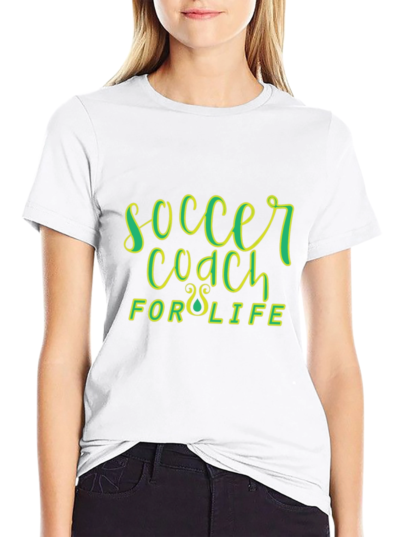 Soccer Coach for Life Black T-Shirt