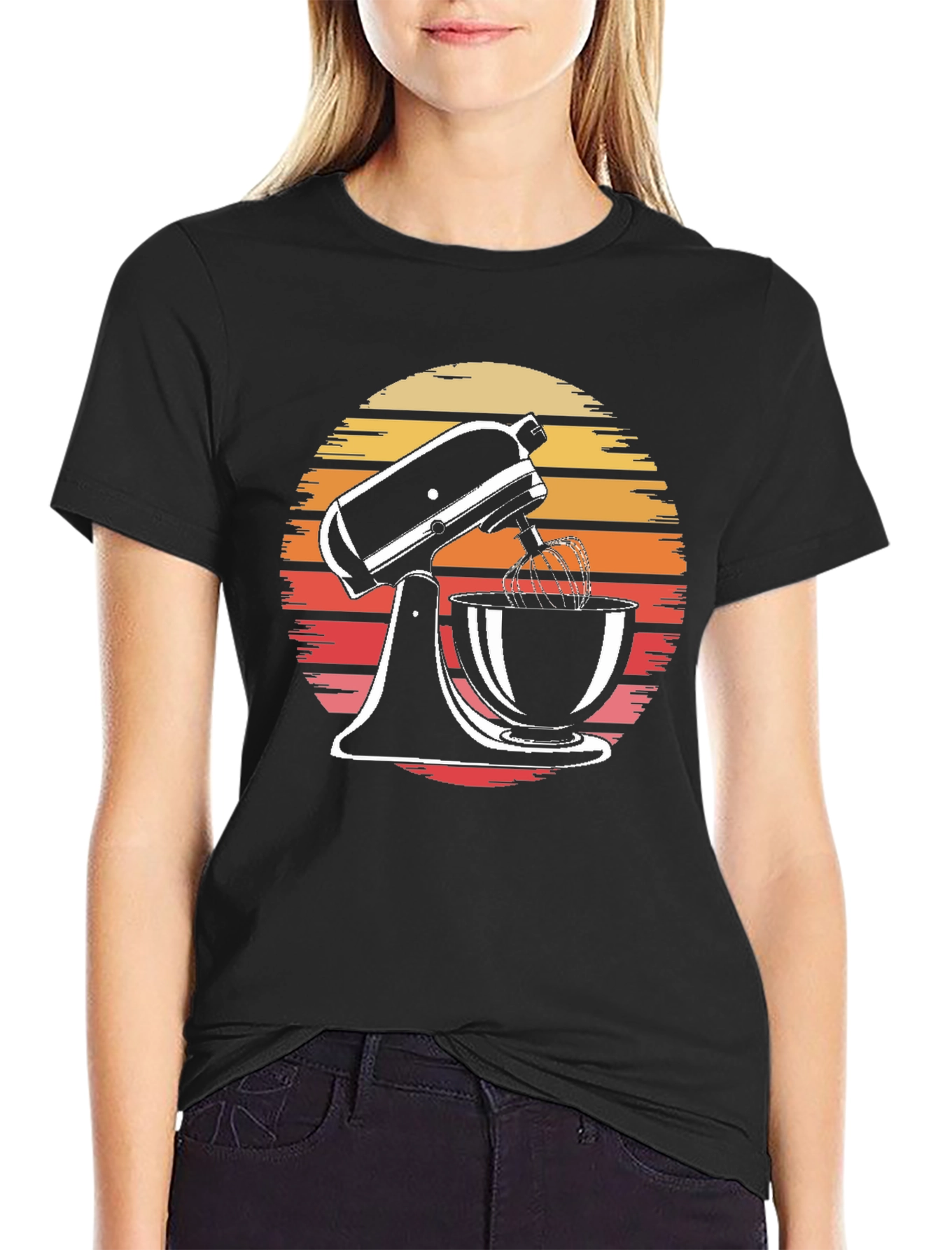 Retro Sunset Mixer Graphic Tee