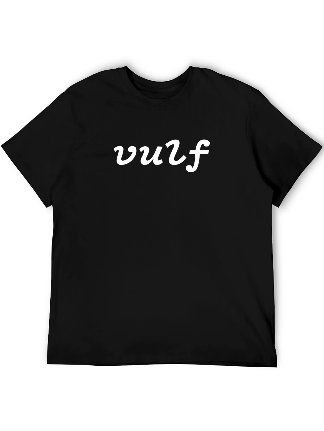 Vulf Black T-Shirt - Soft & Stylish Music Tee