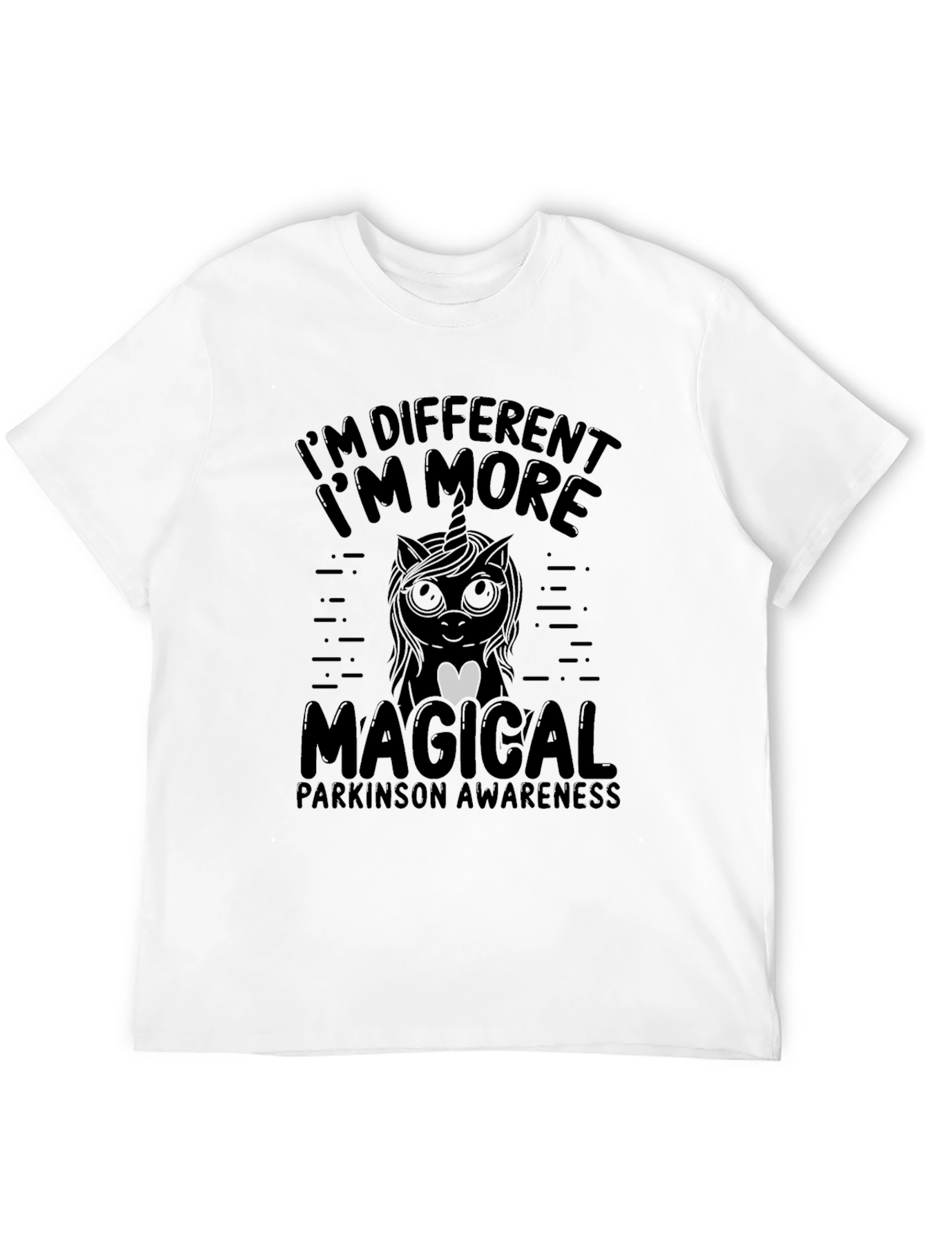 Im Different Im More Magical Parkinson Awareness T-Shirt