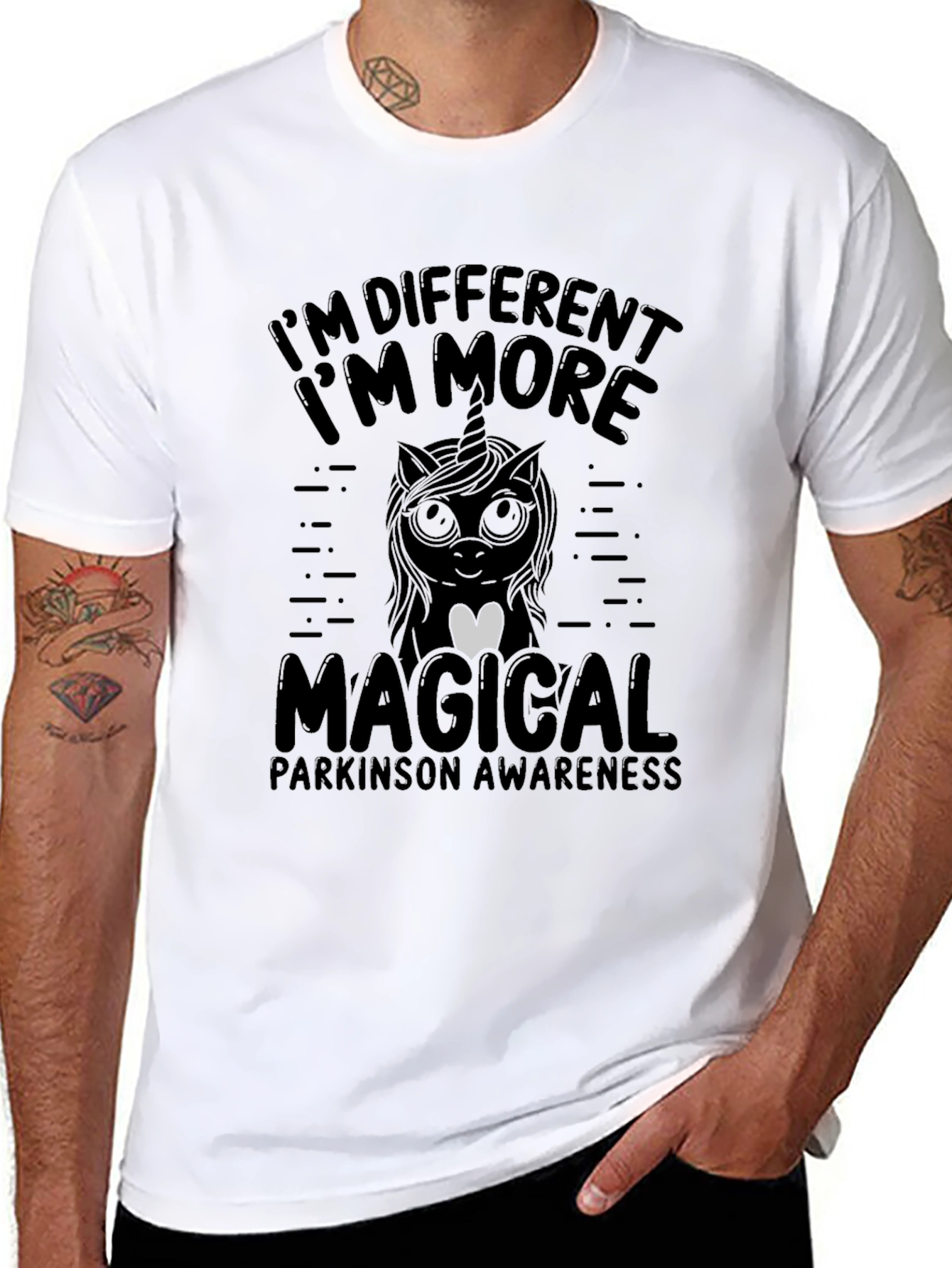Im Different Im More Magical Parkinson Awareness T-Shirt
