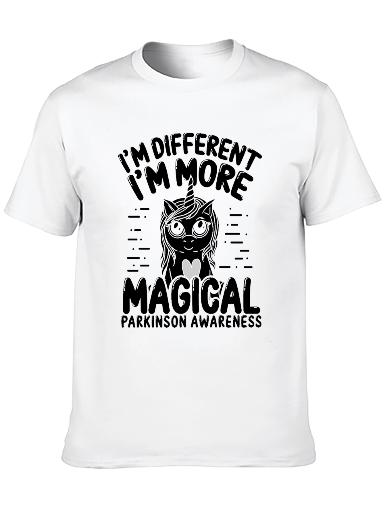 Im Different Im More Magical Parkinson Awareness T-Shirt