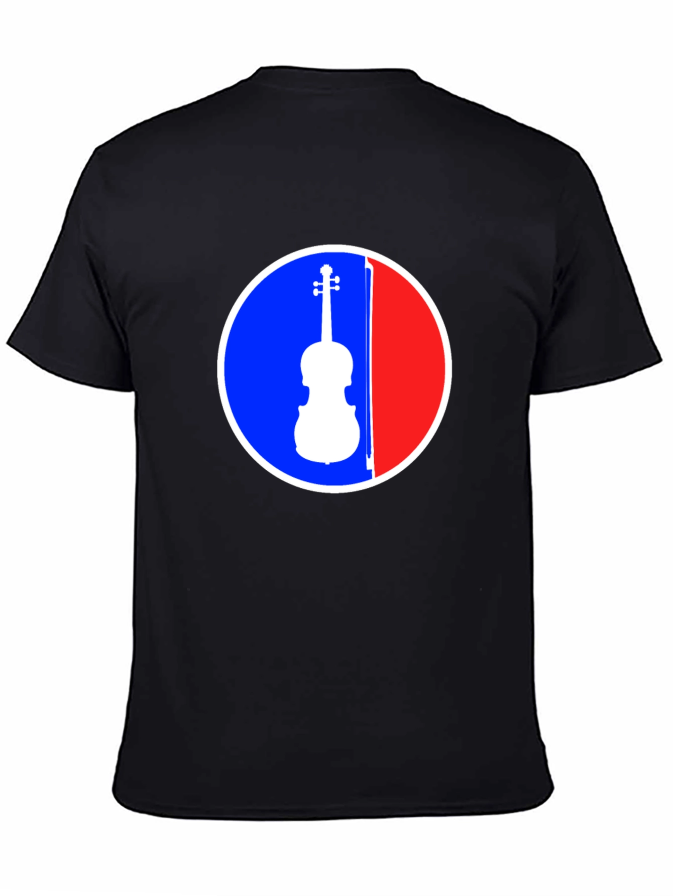 Musicians Tee: Violin Circle Graphic T-Shirt