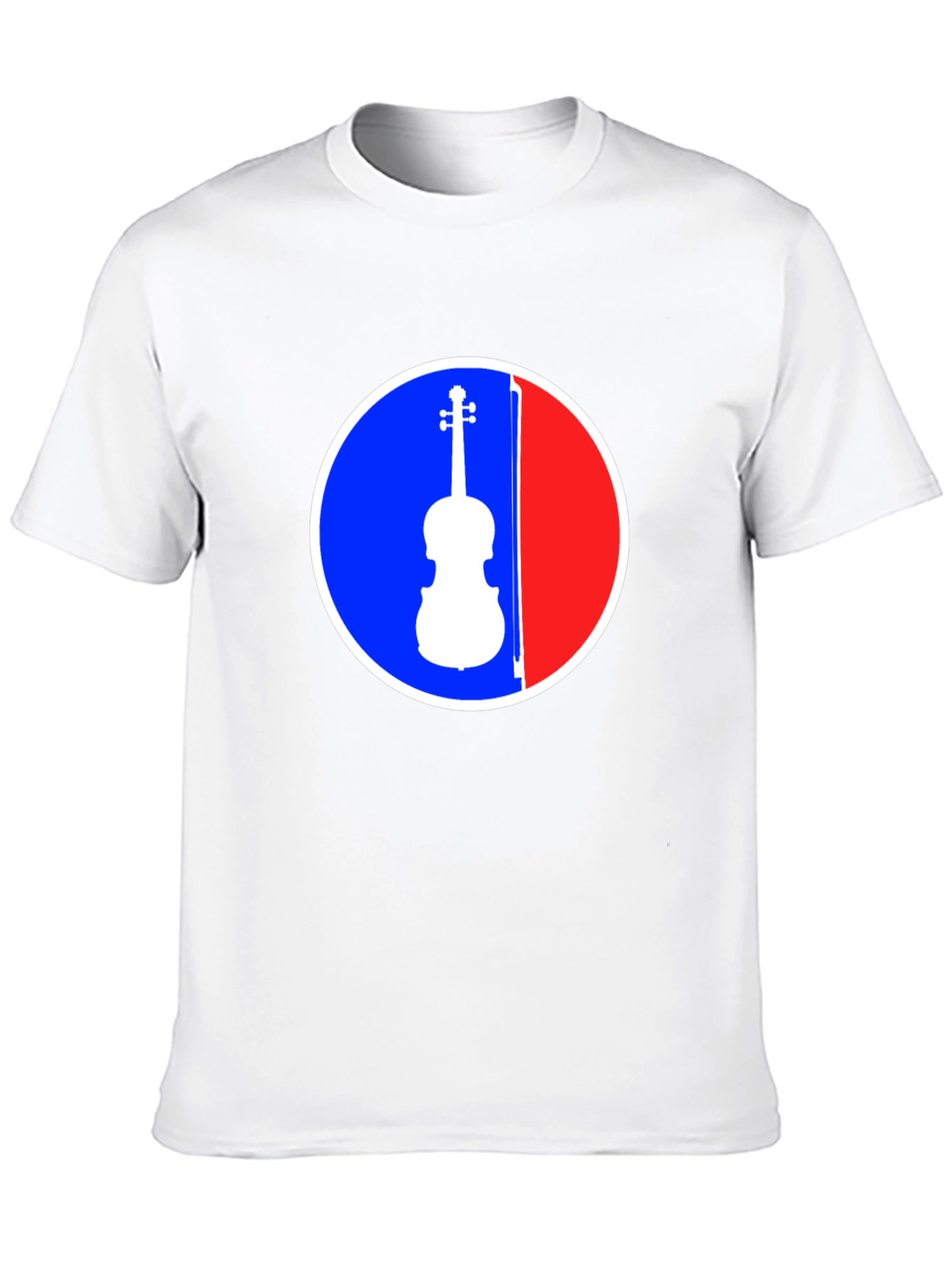 Musicians Tee: Violin Circle Graphic T-Shirt