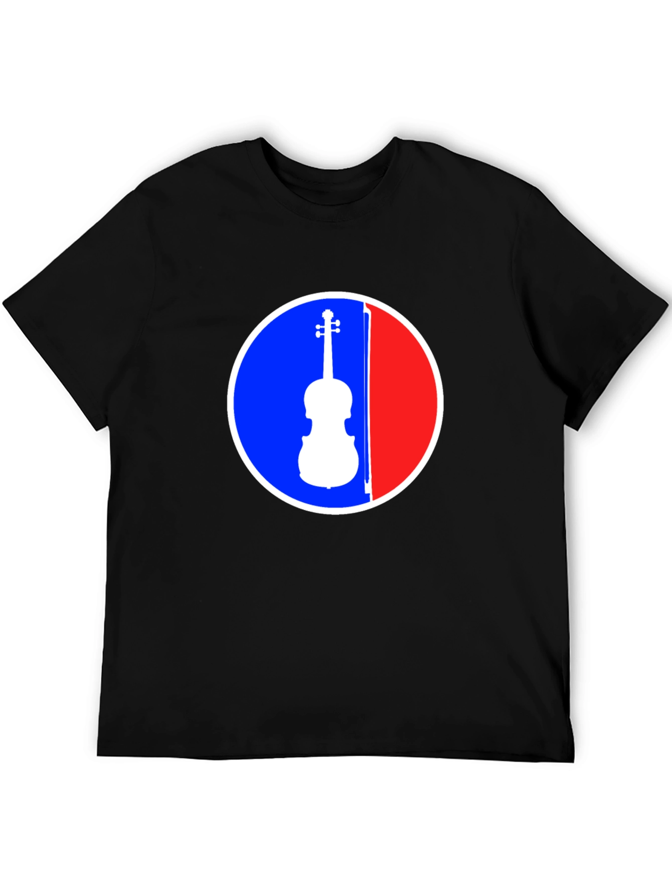 Musicians Tee: Violin Circle Graphic T-Shirt