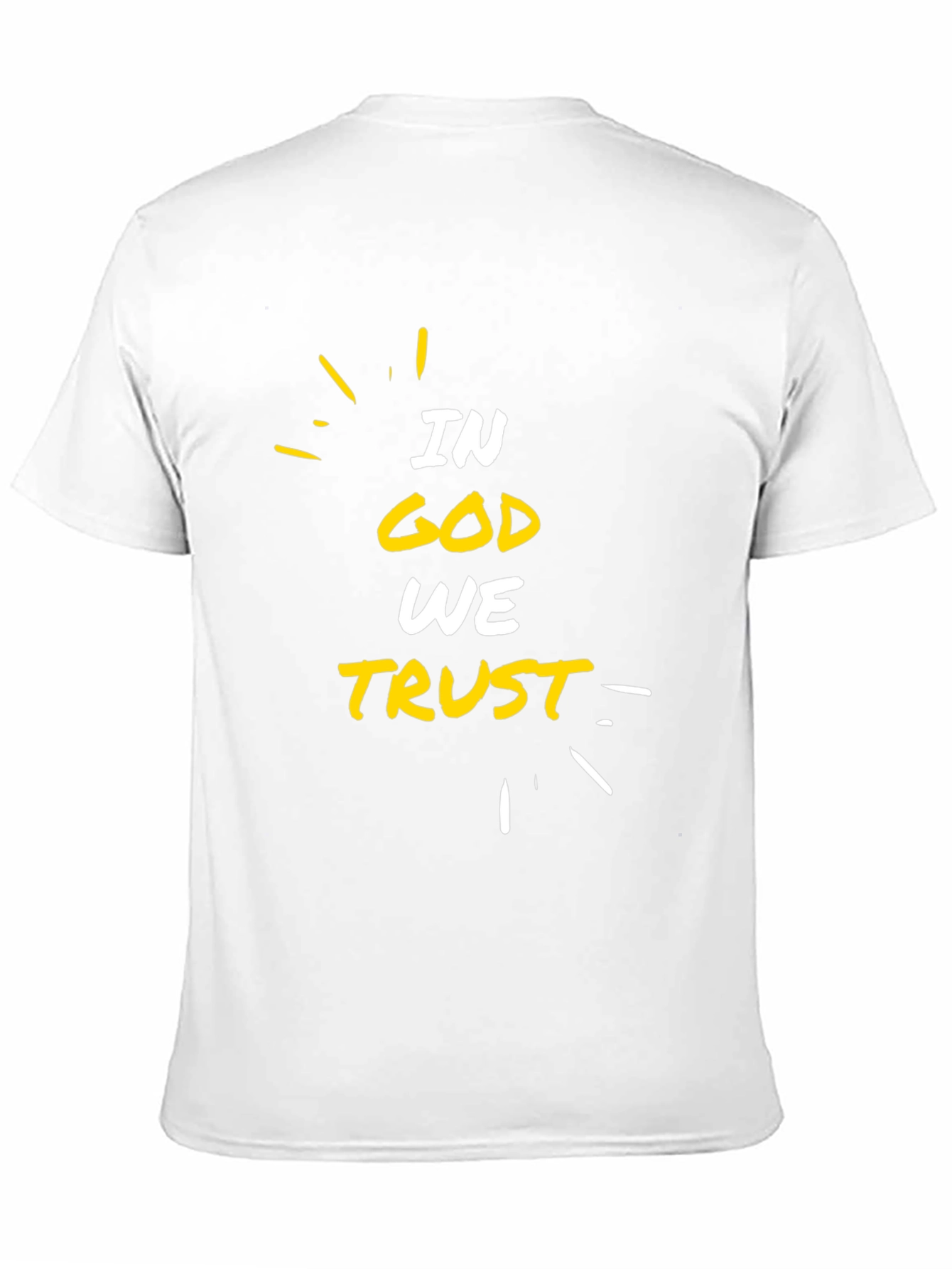In God We Trust Black Graphic T-Shirt
