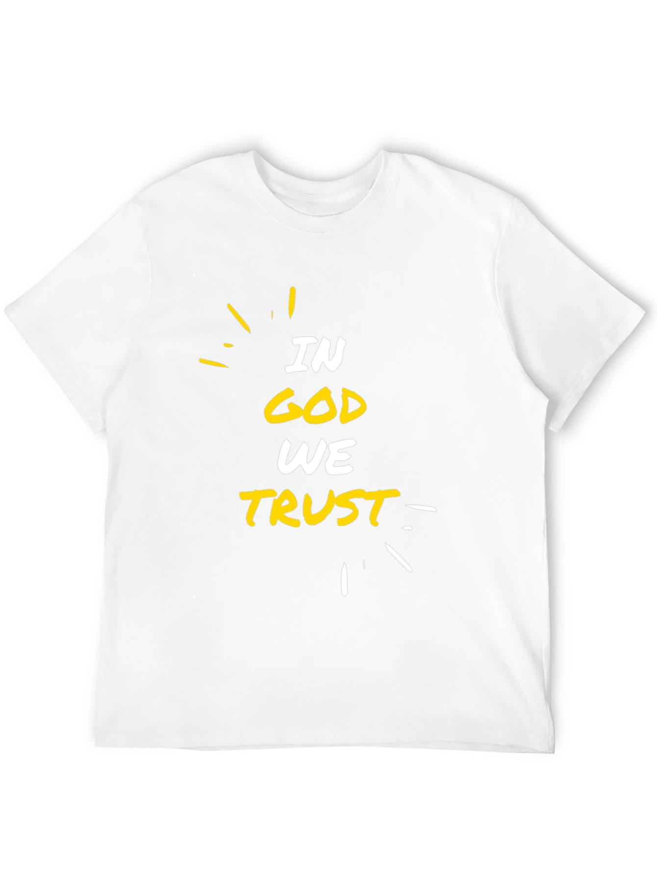 In God We Trust Black Graphic T-Shirt