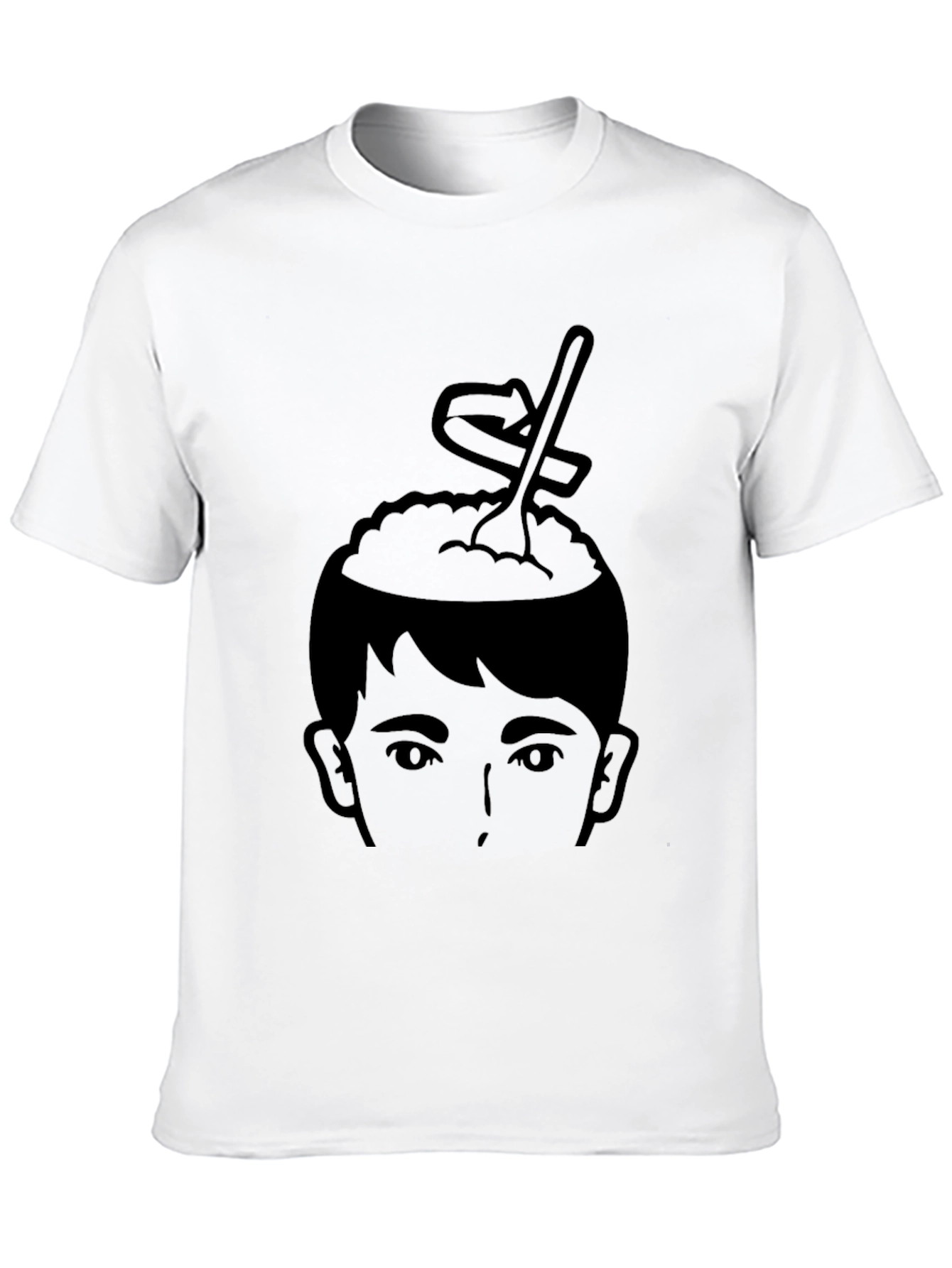 Brain Food Graphic Tee - Creative Mind T-Shirt