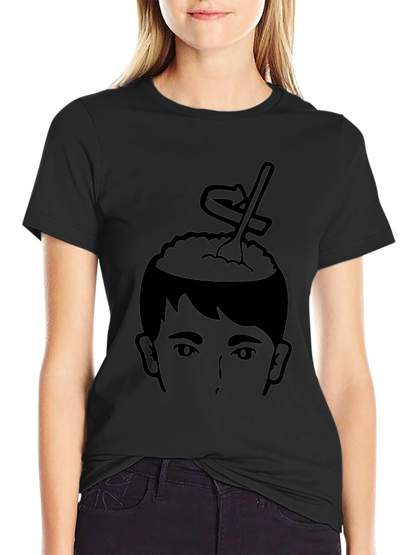 Brain Food Graphic Tee - Creative Mind T-Shirt
