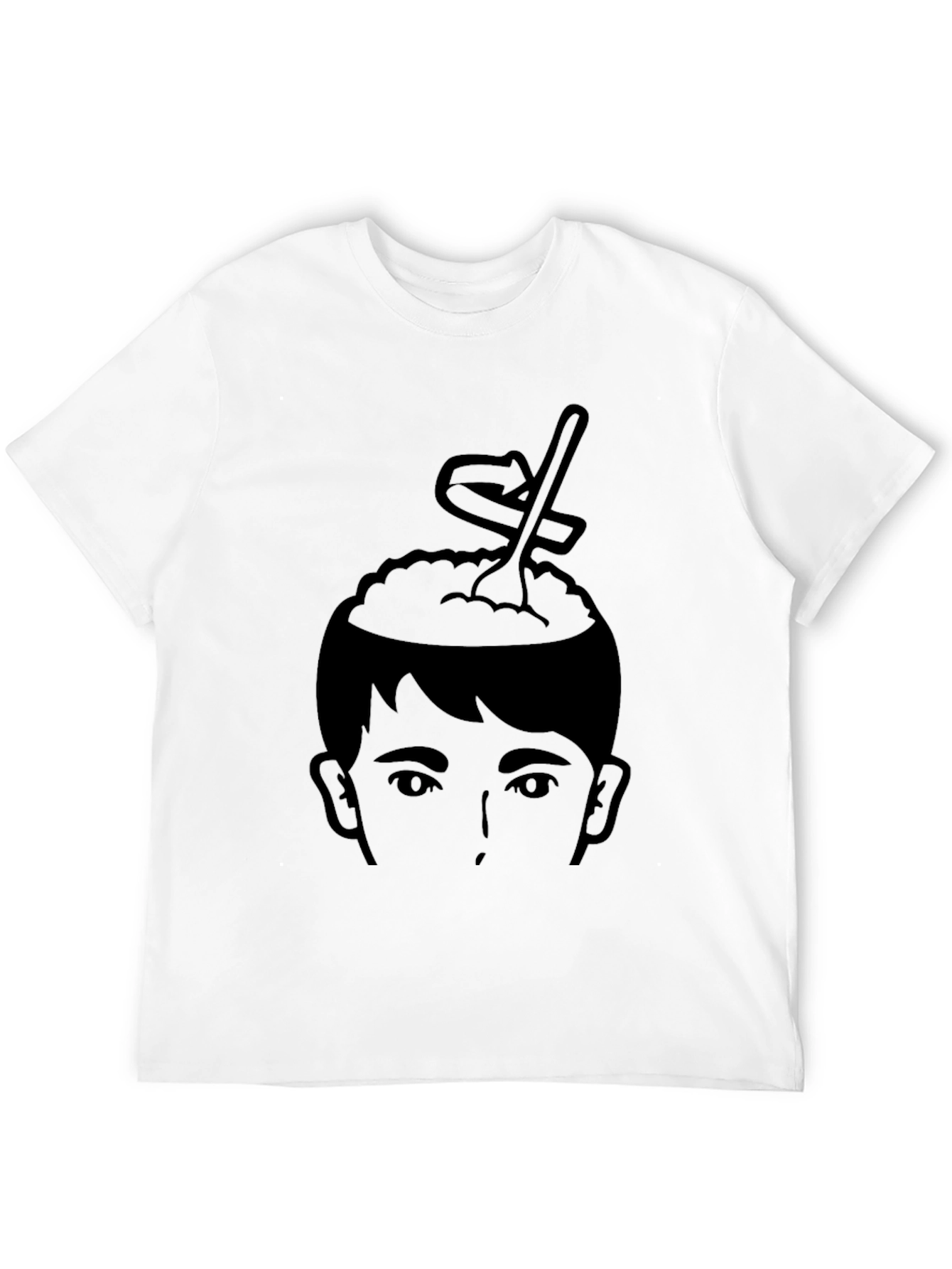 Brain Food Graphic Tee - Creative Mind T-Shirt