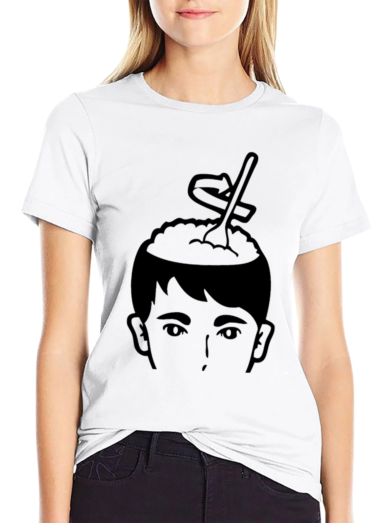 Brain Food Graphic Tee - Creative Mind T-Shirt
