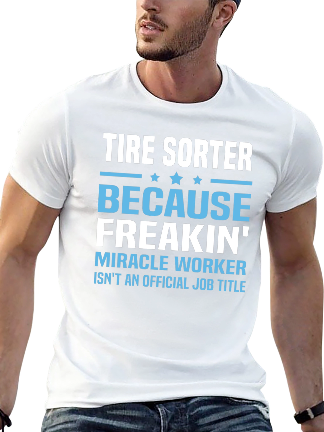 Tire Sorter Funny Job Title T-Shirt