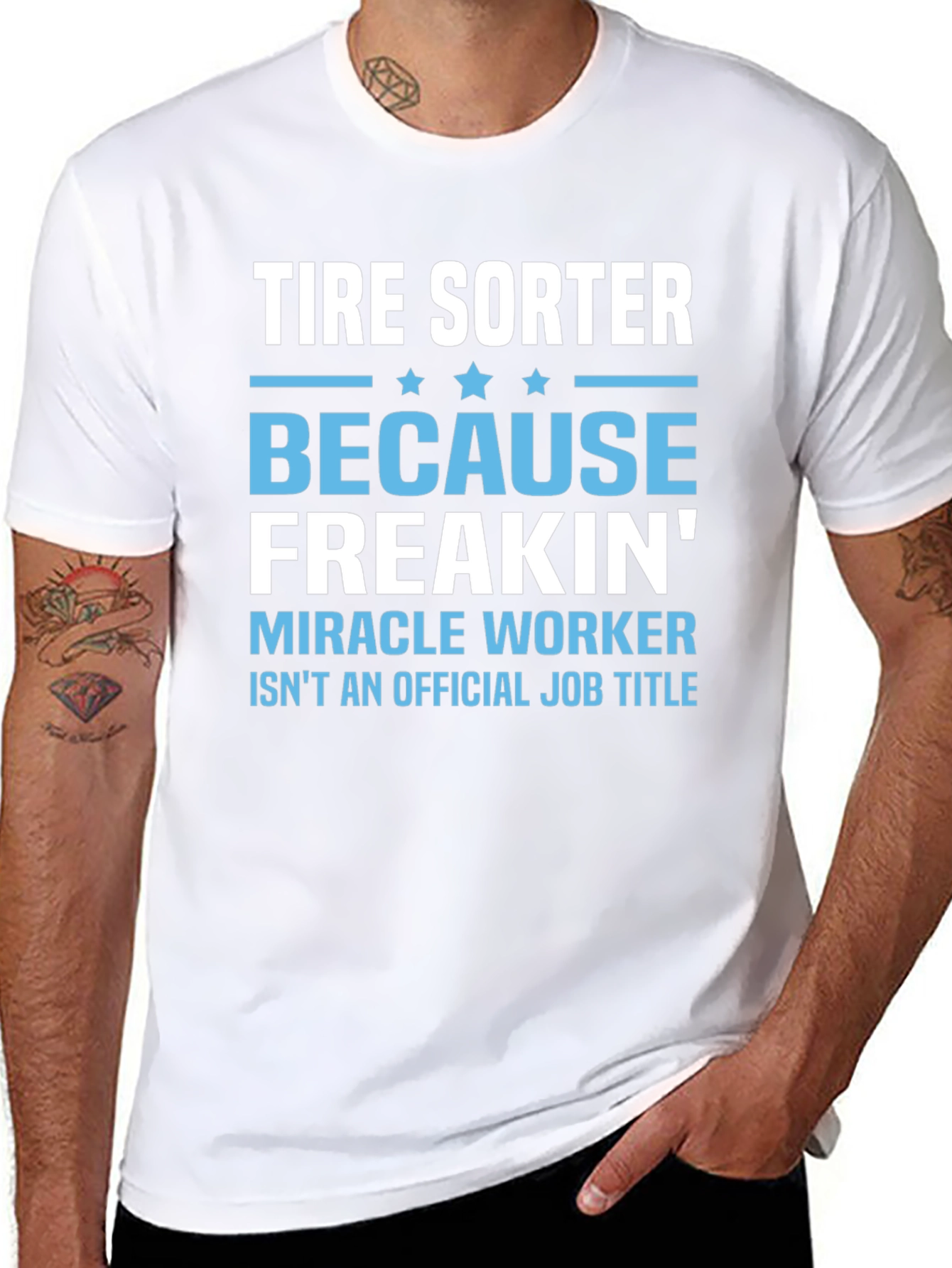 Tire Sorter Funny Job Title T-Shirt