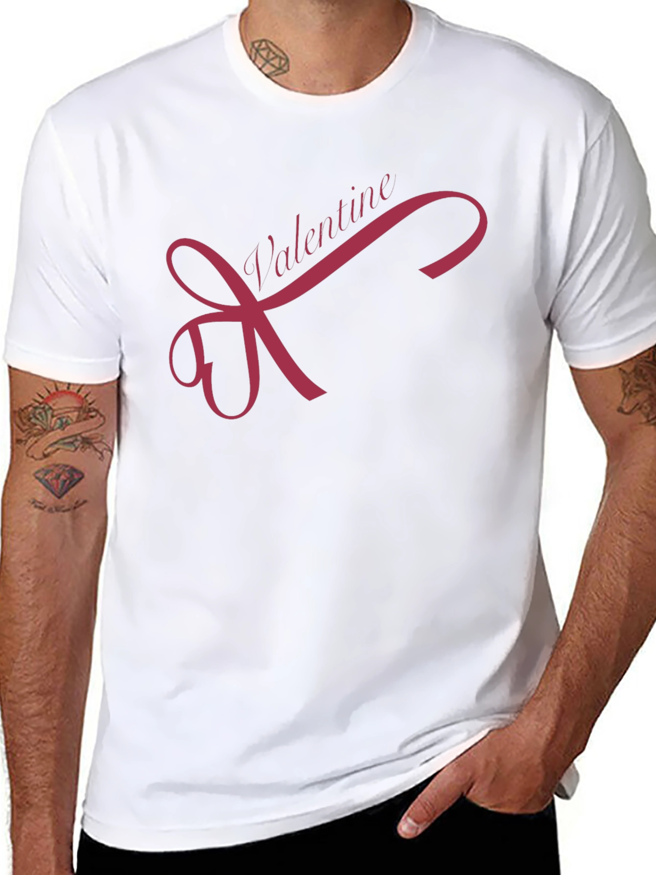 Valentines Day T-Shirt - Red Love Design