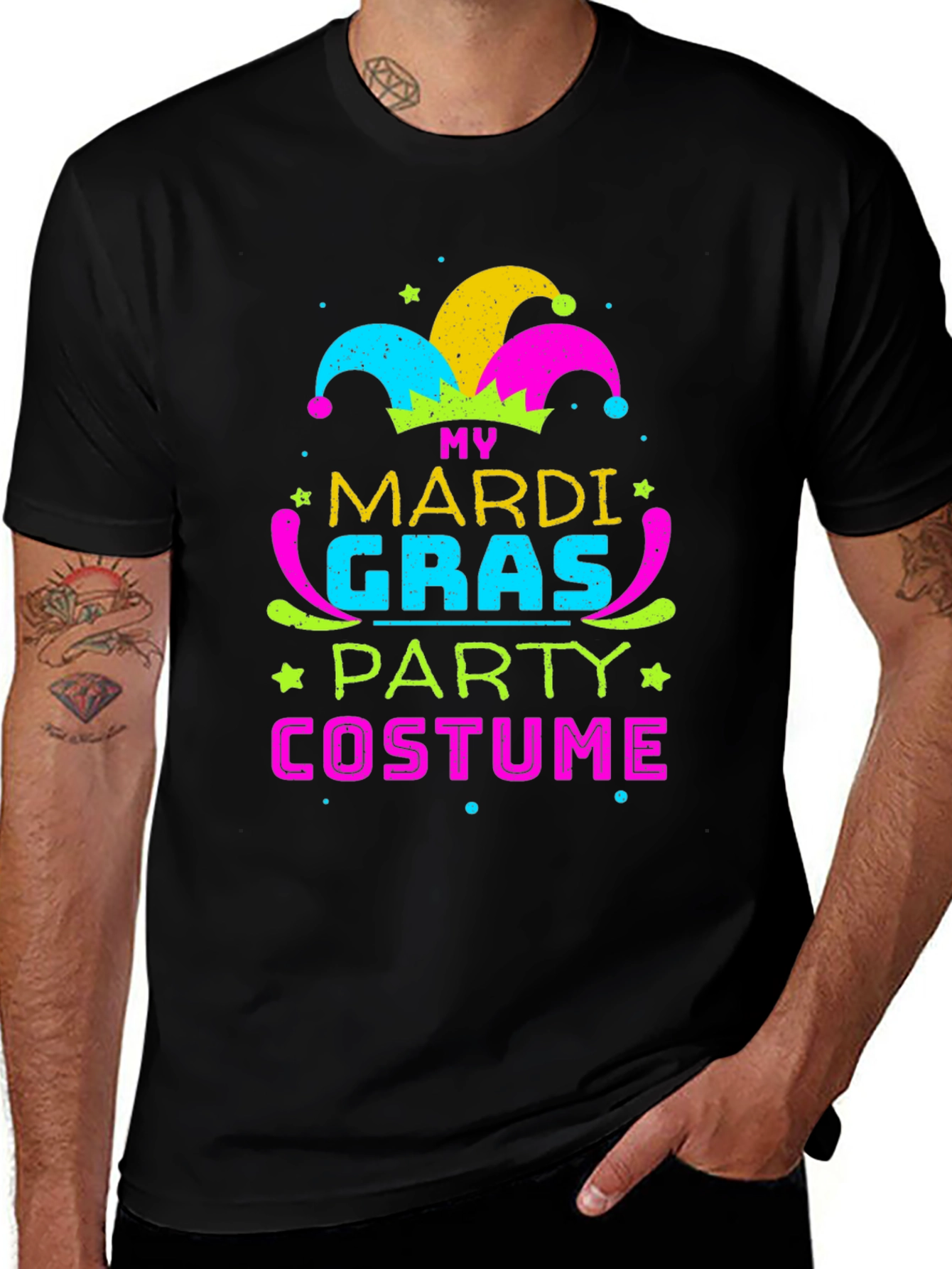 Mardi Gras Party Costume T-Shirt