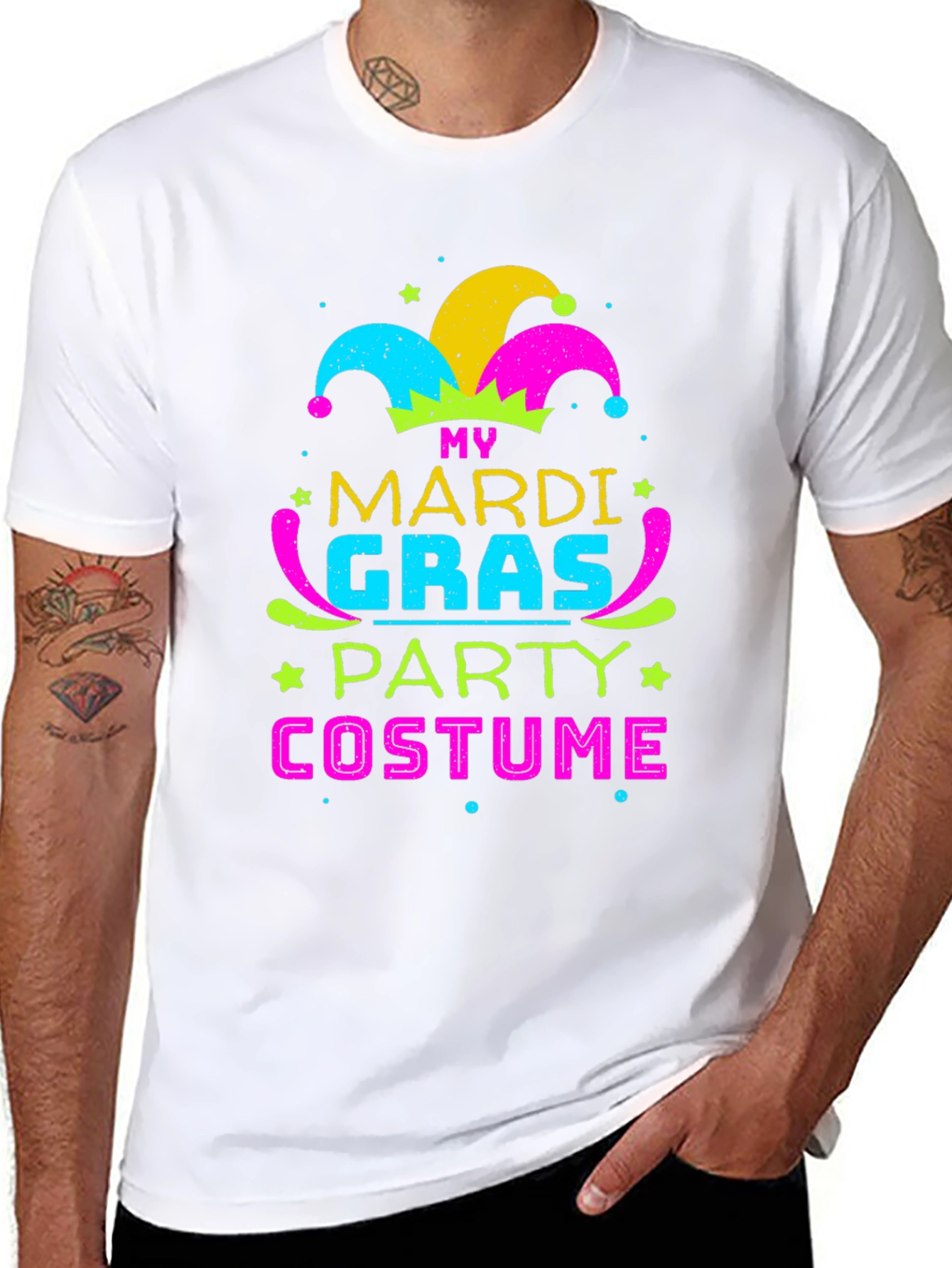 Mardi Gras Party Costume T-Shirt