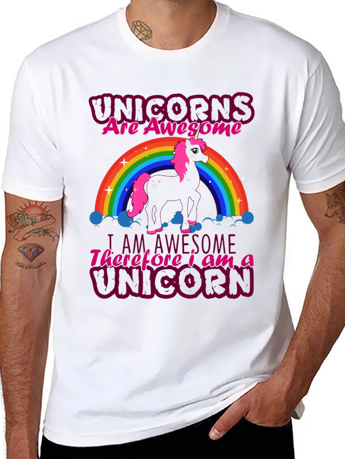Unicorns are Awesome Graphic T-Shirt
