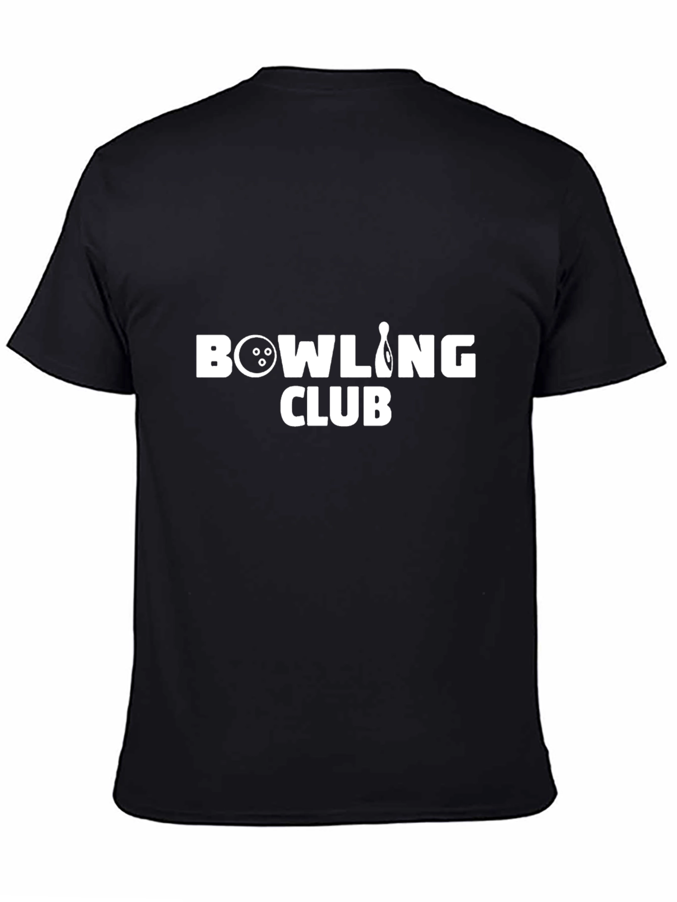 Bowling Club T-Shirt - Black Cotton Tee