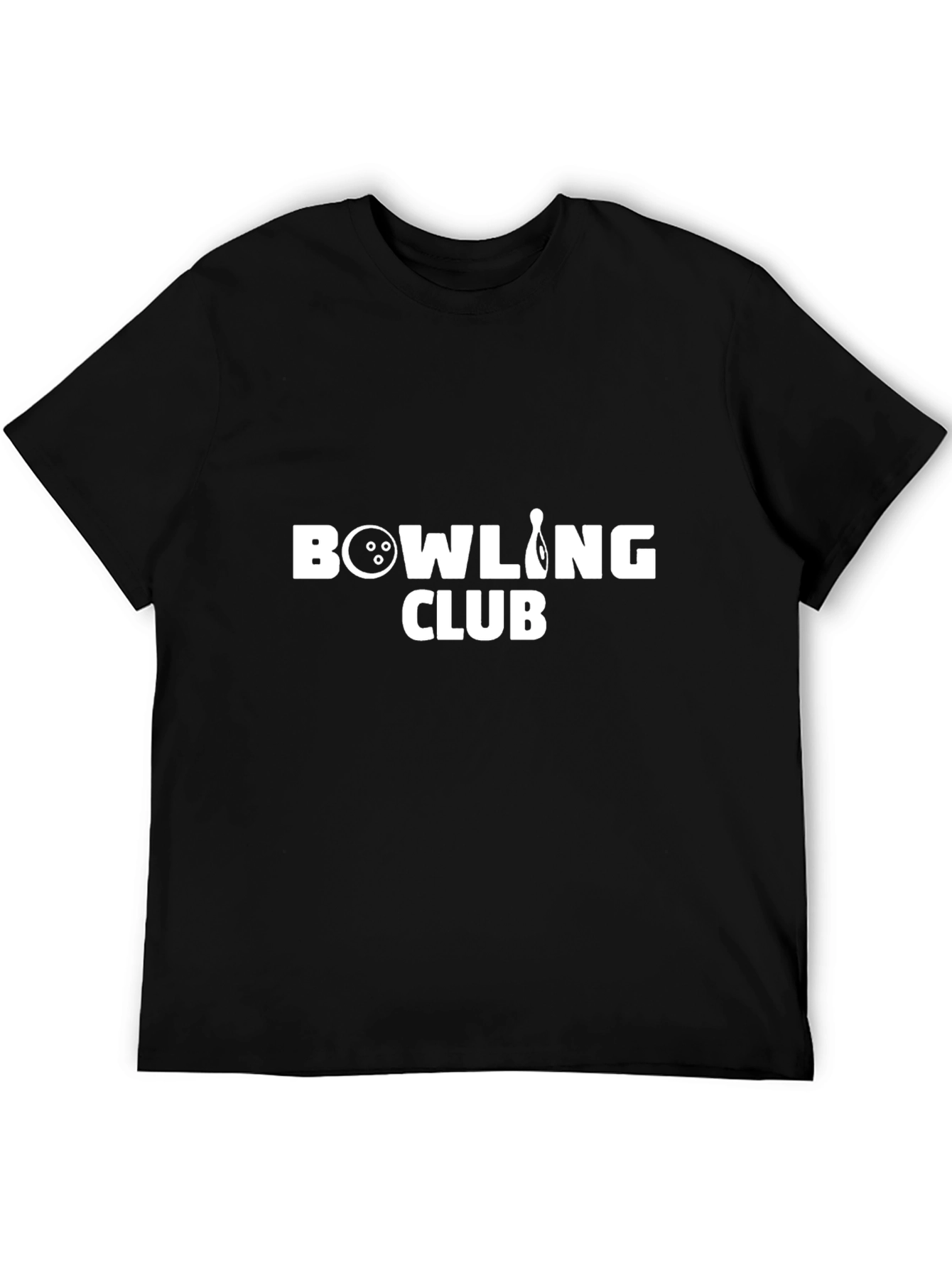 Bowling Club T-Shirt - Black Cotton Tee