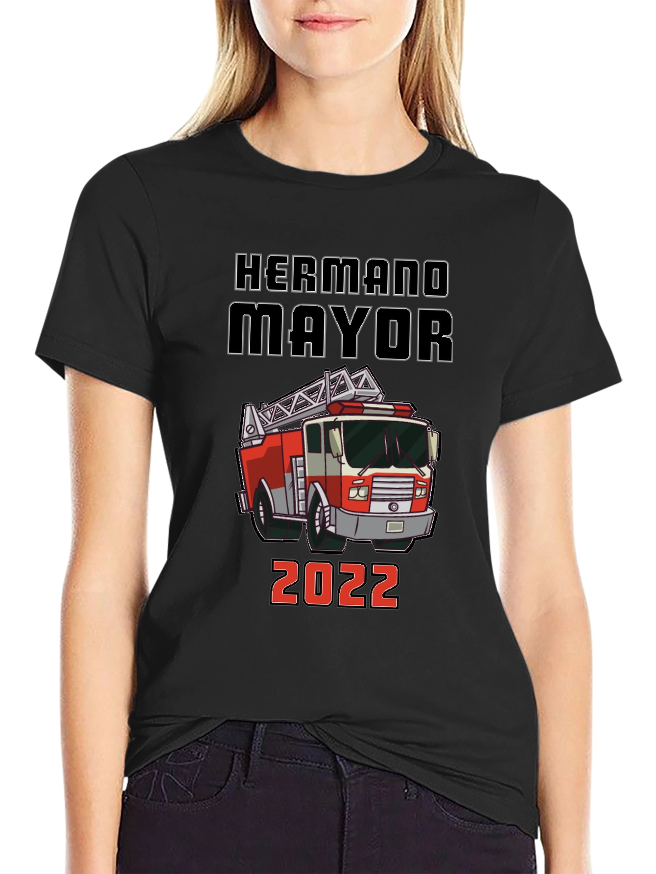 Hermano Mayor Fire Truck T-Shirt