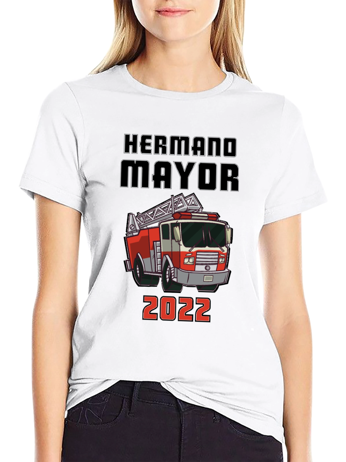 Hermano Mayor Fire Truck T-Shirt