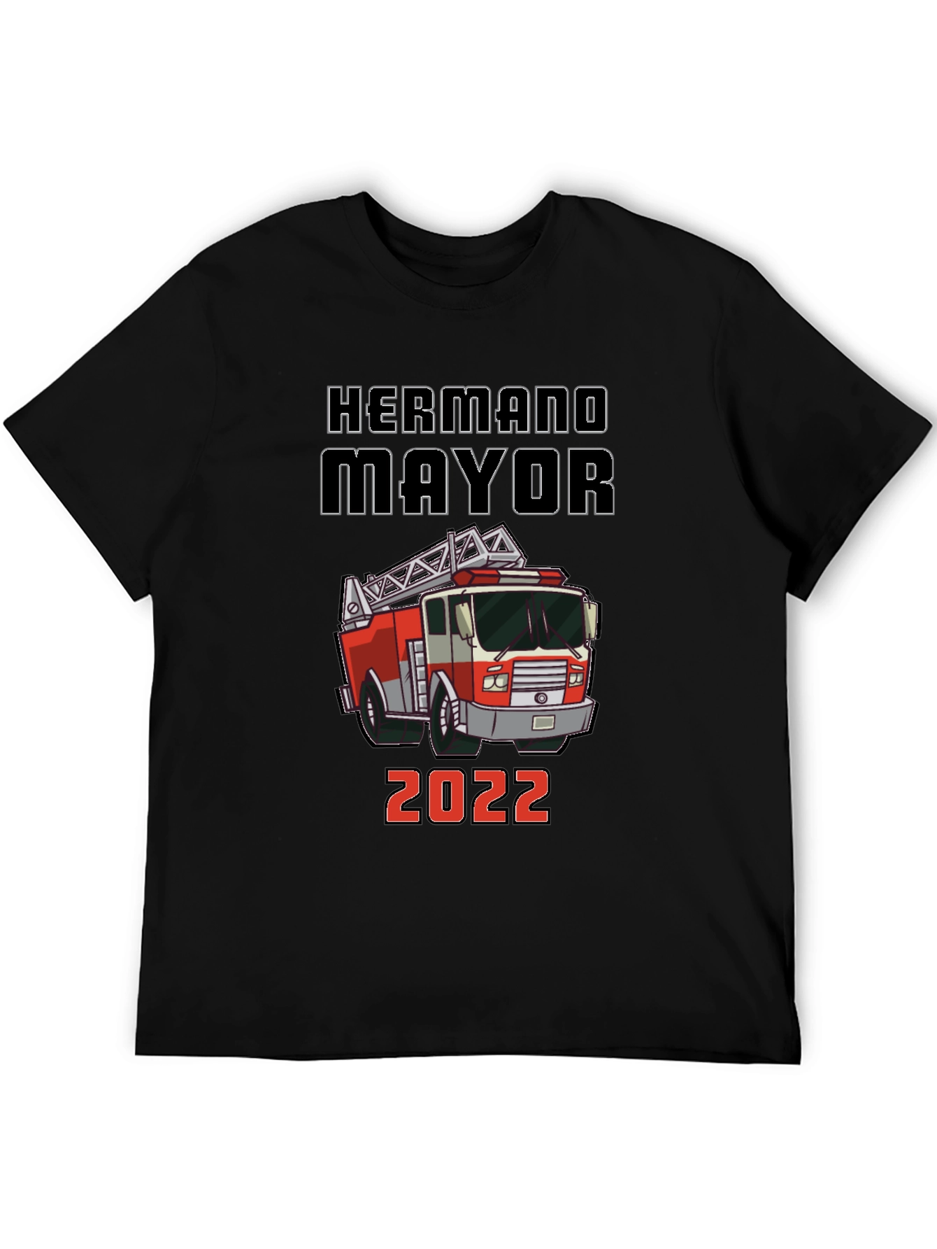 Hermano Mayor Fire Truck T-Shirt